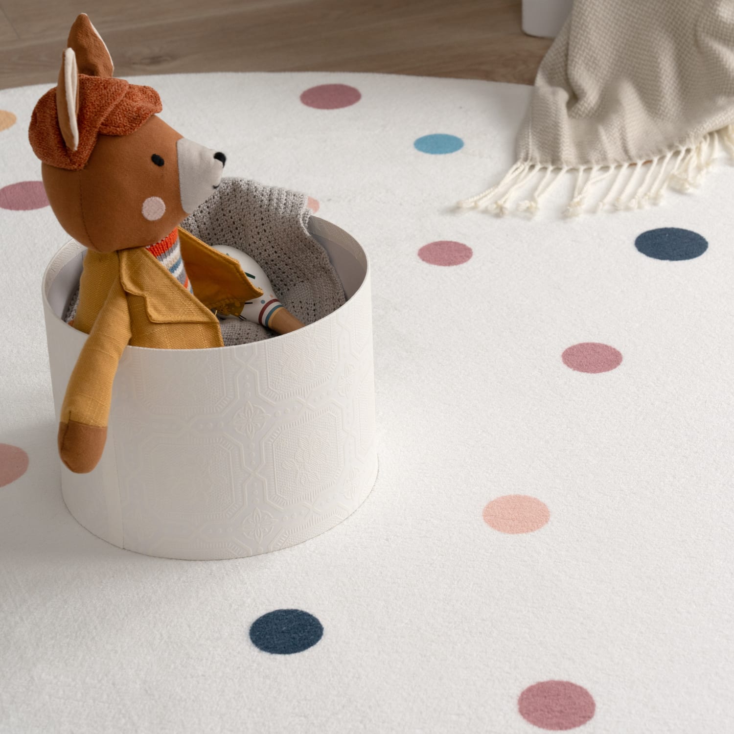 Kinderteppich waschbar Niloya Mehrfarbig
