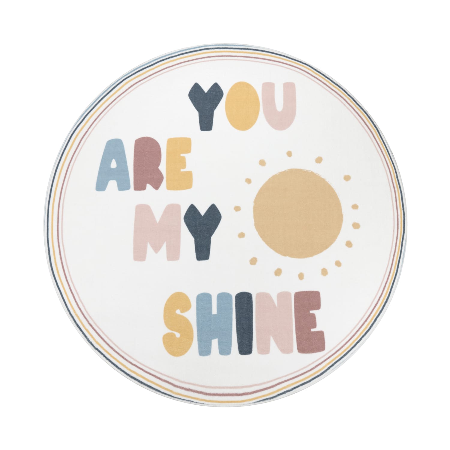 Kinderteppich waschbar Niloya Mehrfarbig