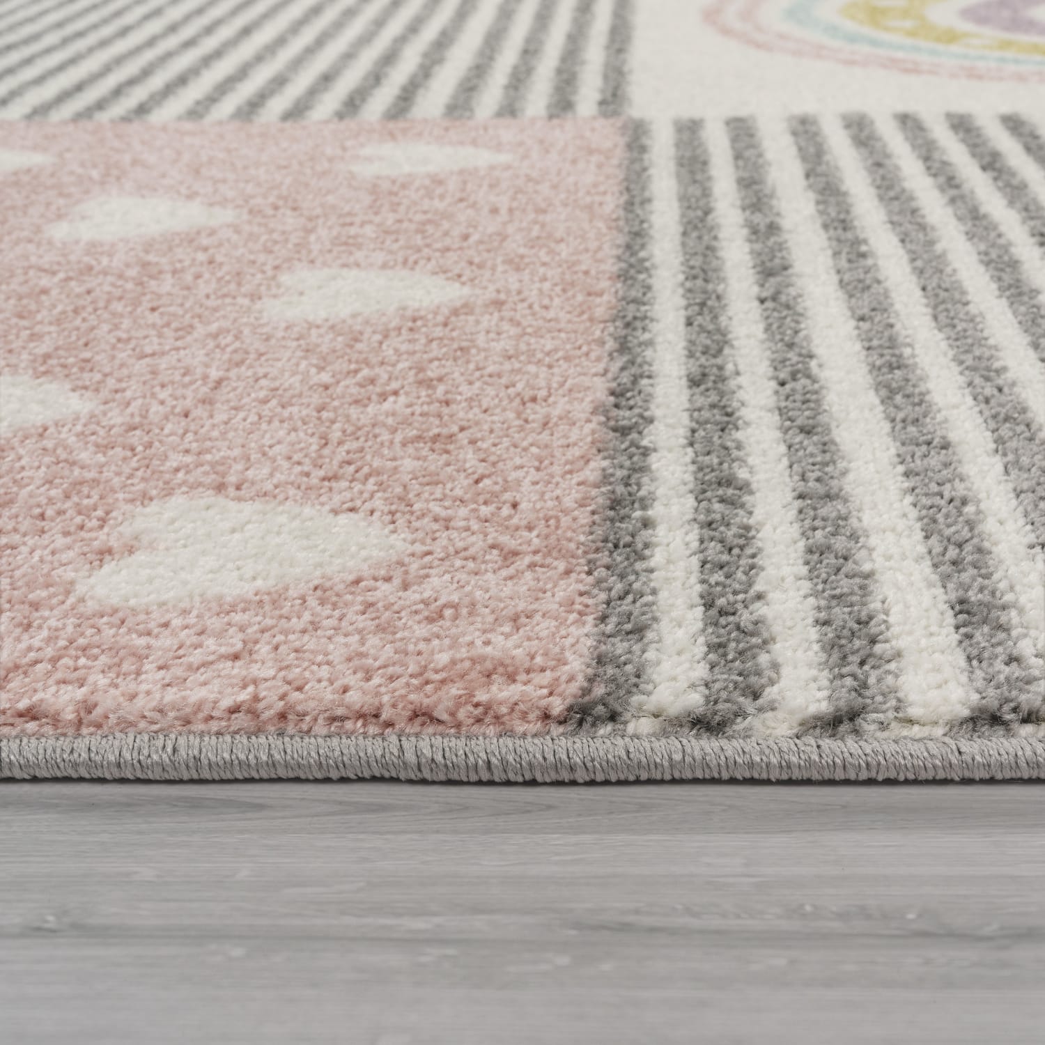 Kinder-Teppich Nino Pink