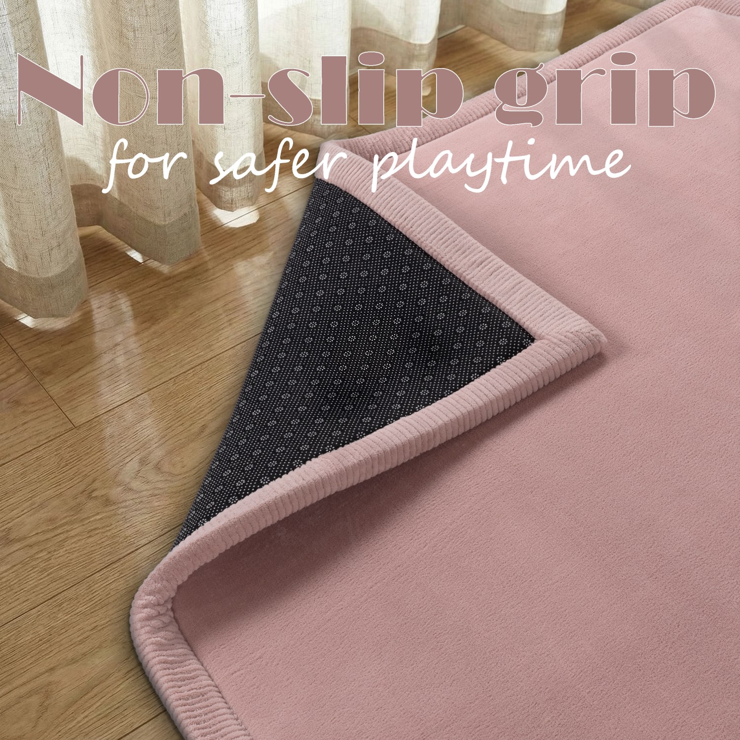 Kinderteppich waschbar Tatami Pink