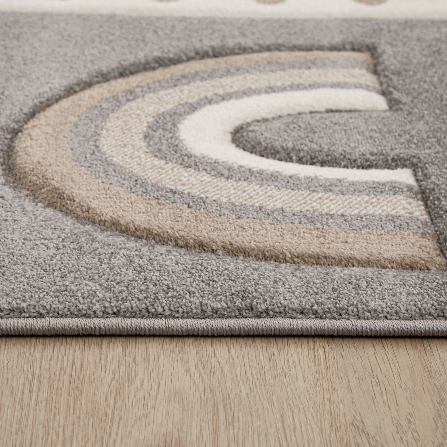 Kinder-Teppich Cosmo Beige