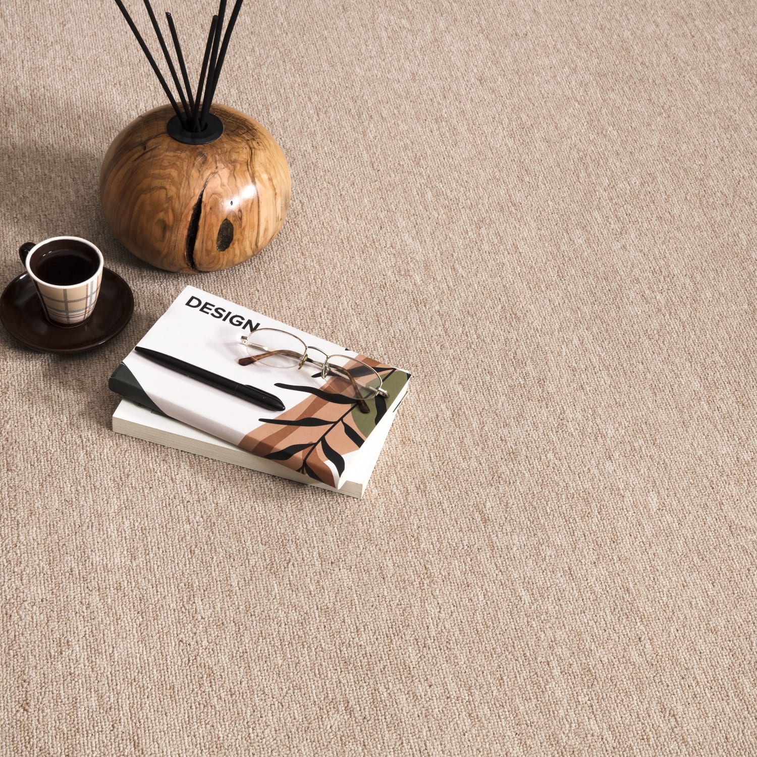 Flachgeweber Teppich Barcelona Beige