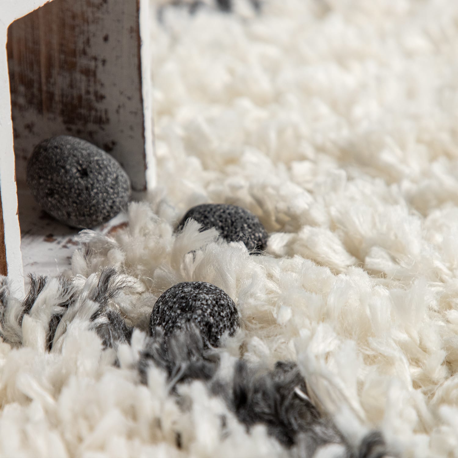 Shaggyteppich Kalmar Creme