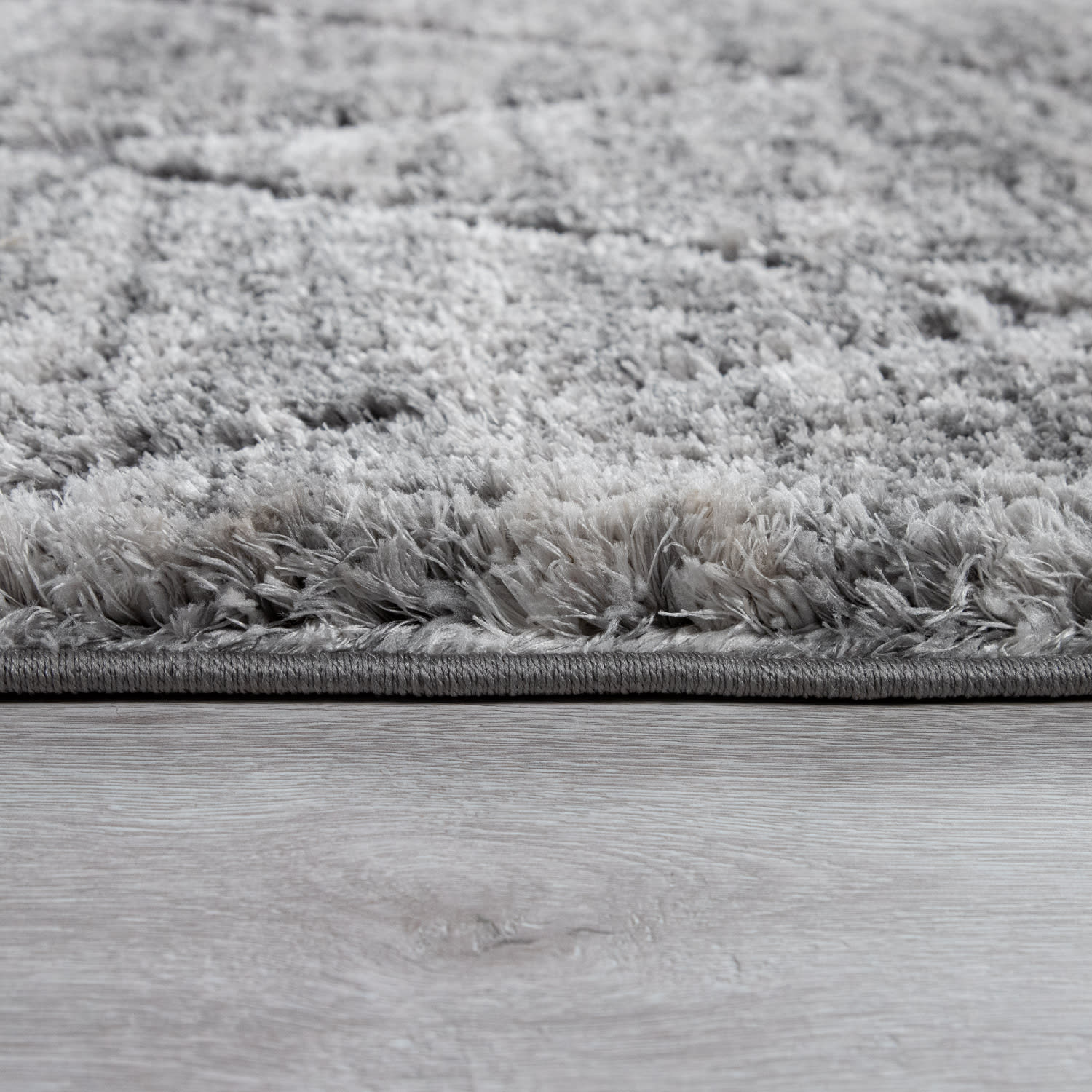 Hochflorteppich Ponto Grau