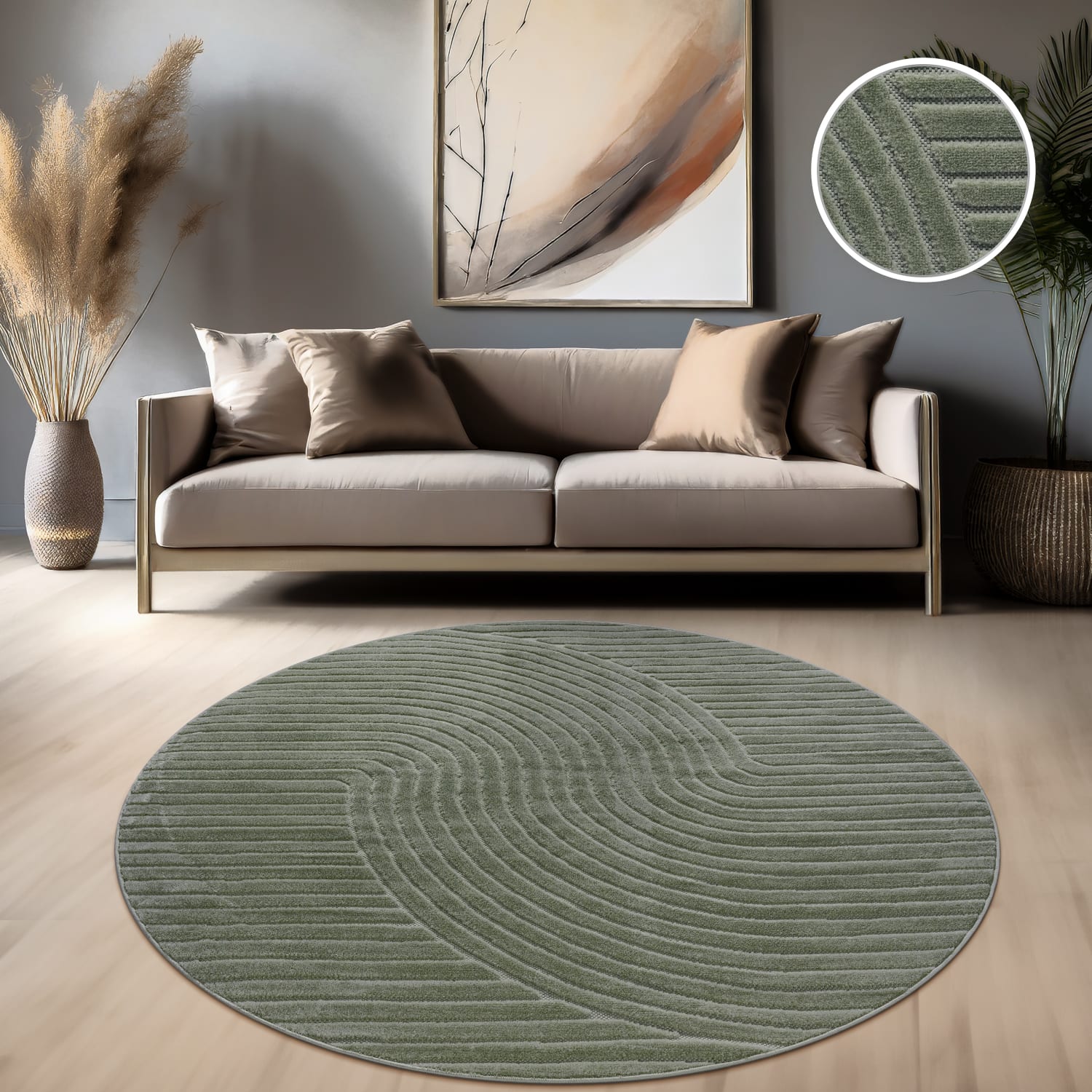 In- & Outdoor-Teppich Cotton Grün