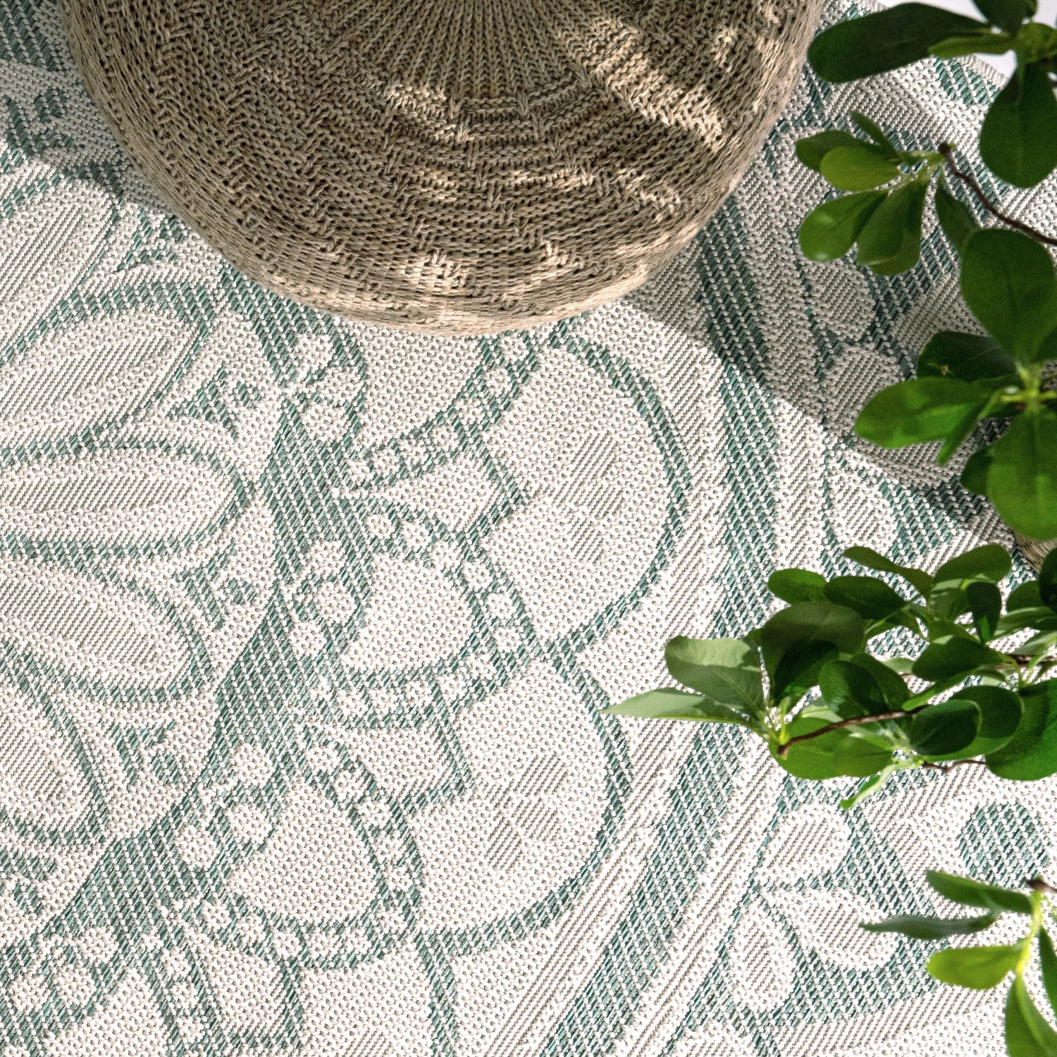 In- & Outdoor-Teppich Brescia Türkis