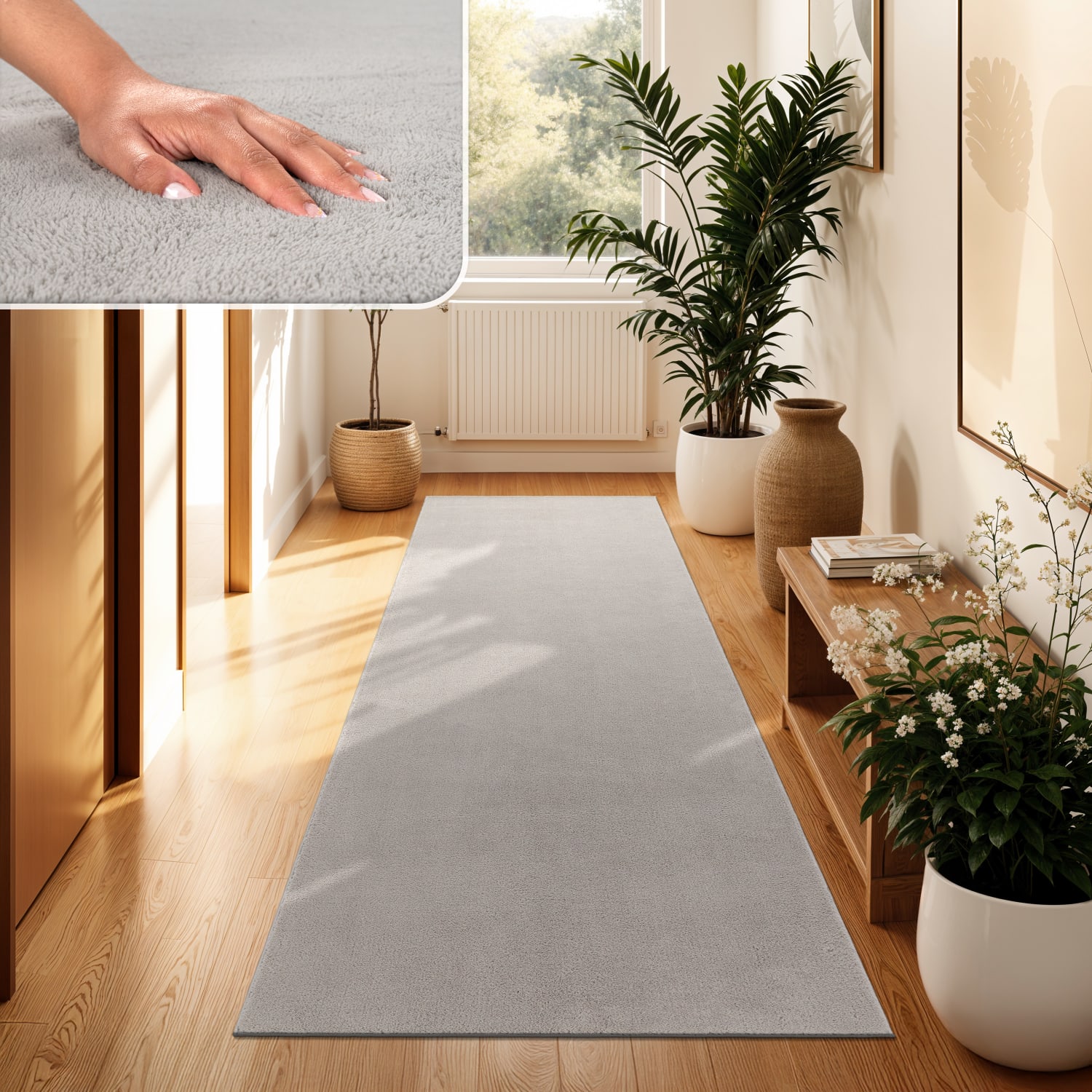 Teppich Cadiz Silber