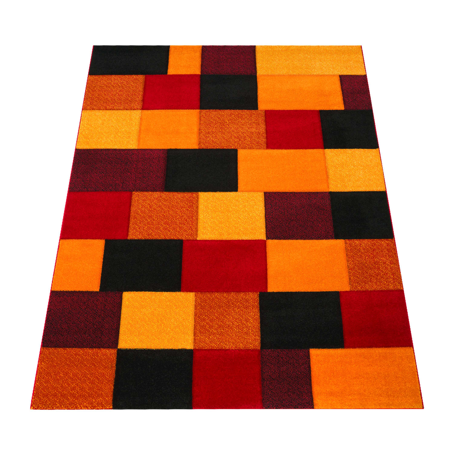 Moderner-Teppich Brilliance Rot