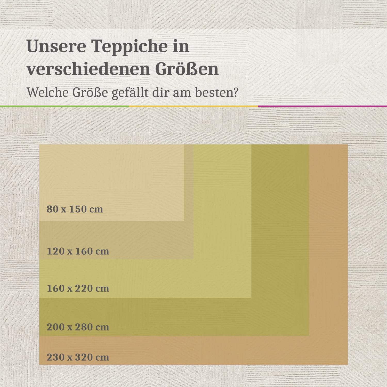 Moderner-Teppich Tinos Creme