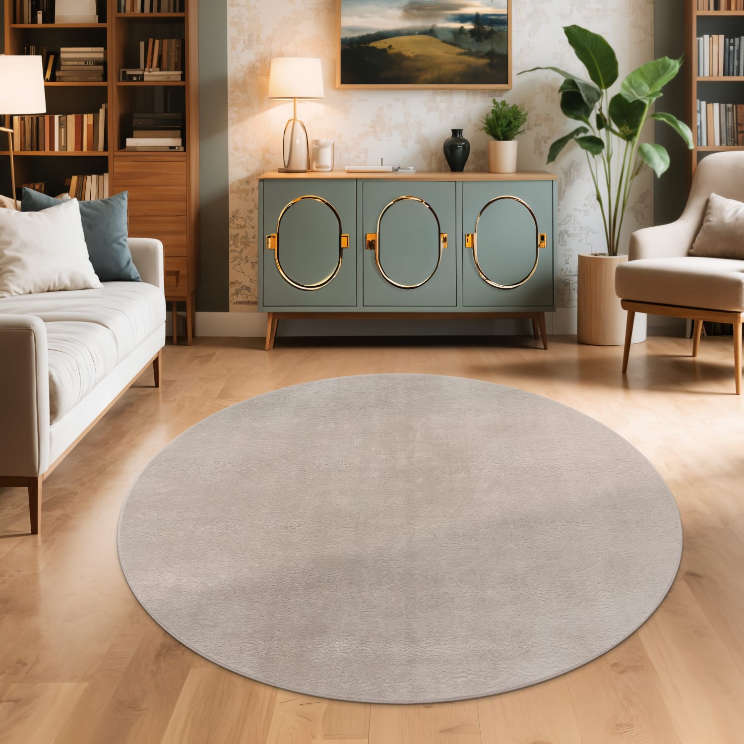 Flauschteppich Soft Beige