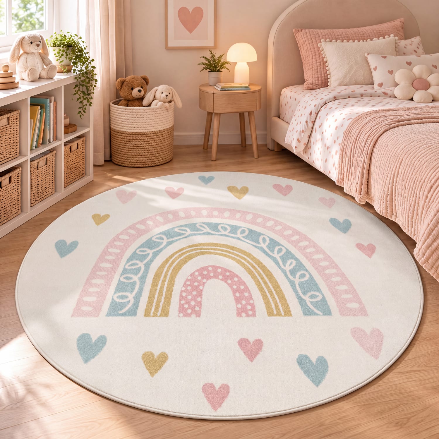 Kinder-Teppich Nino Creme