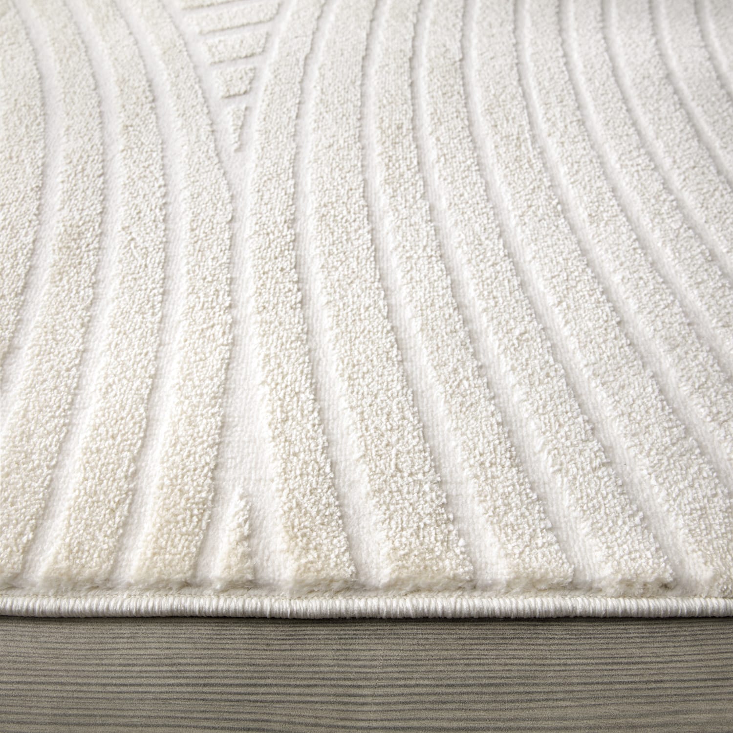 Moderner-Teppich Luzern Creme