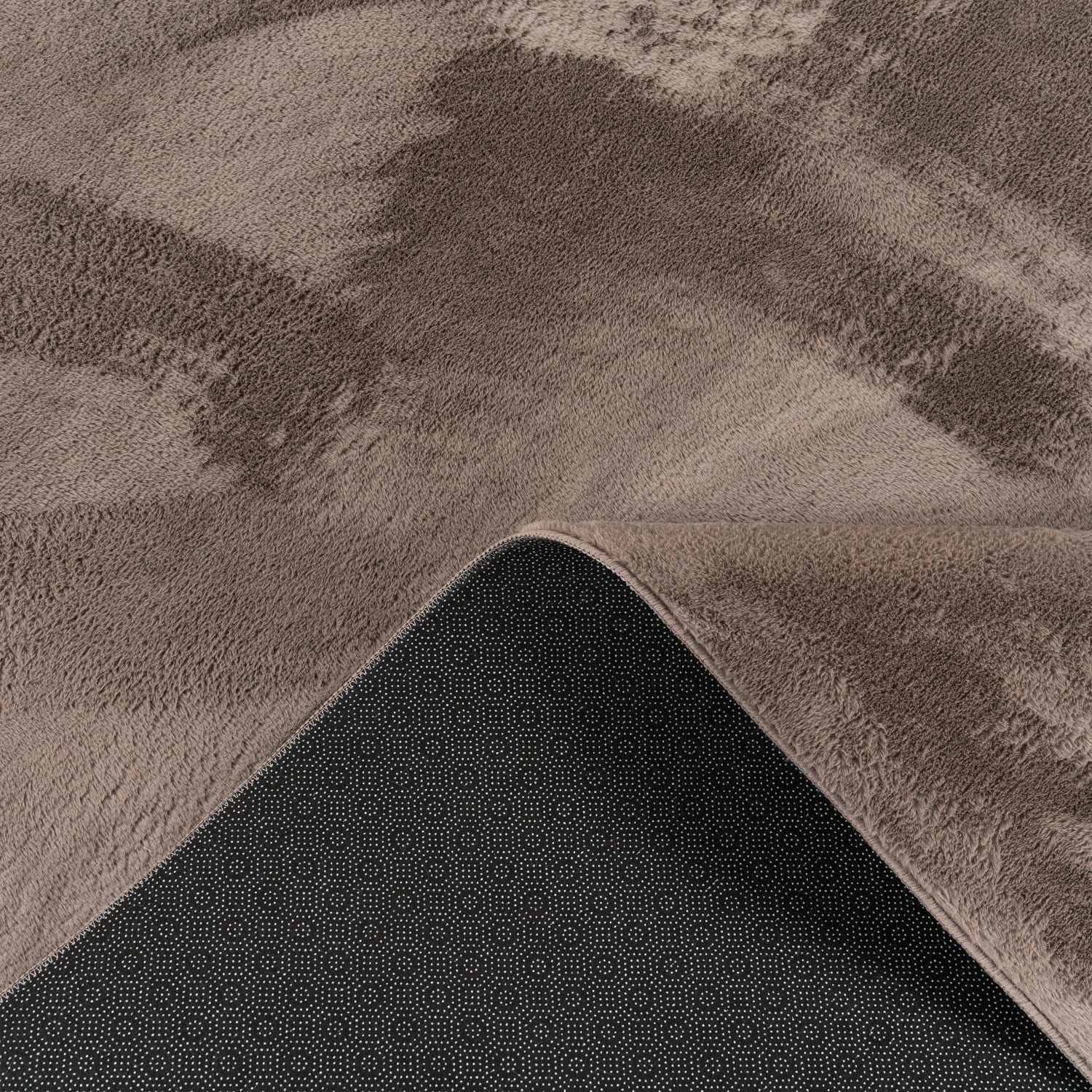 Flauschteppich Soft Taupe