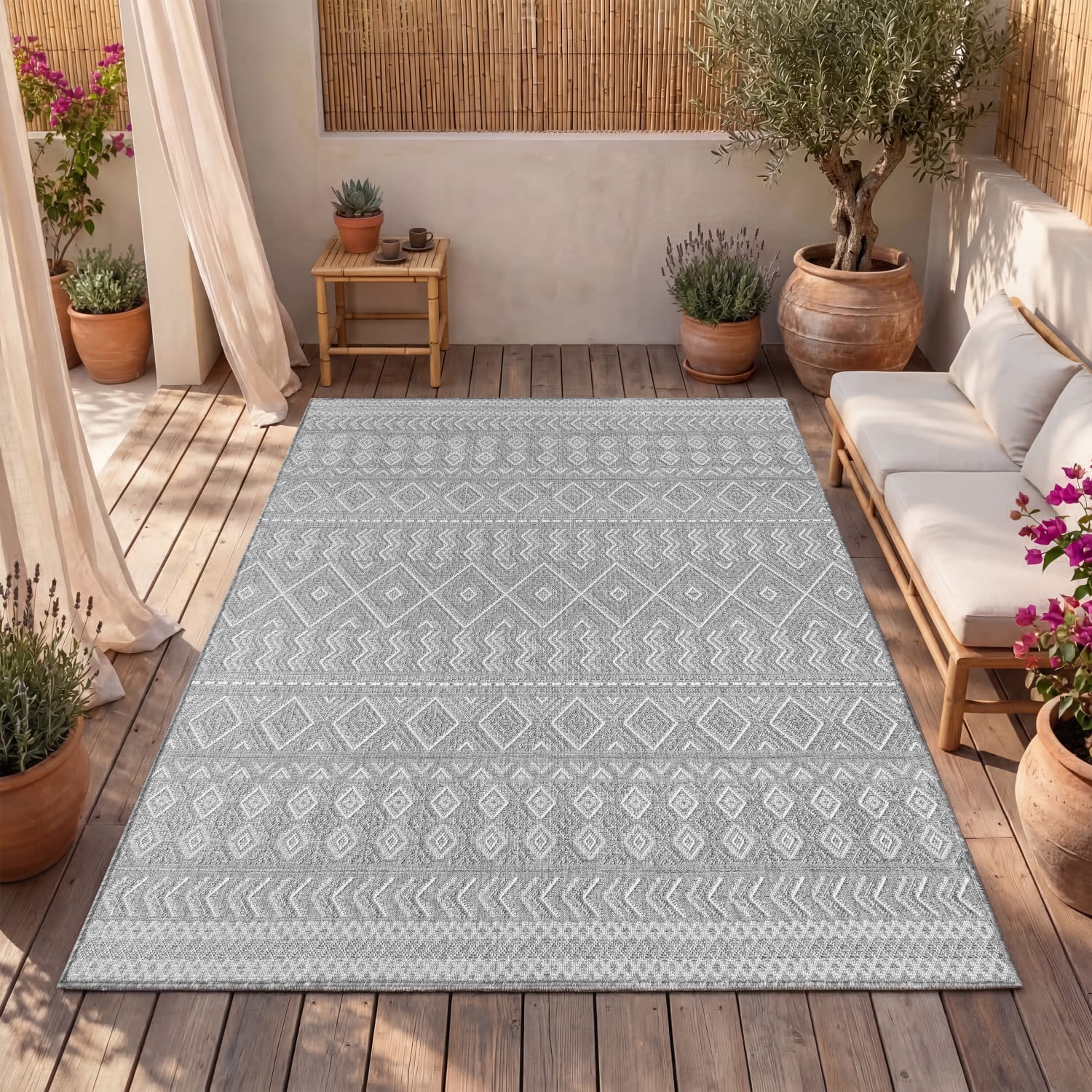 In- & Outdoor-Teppich Vermont Grau