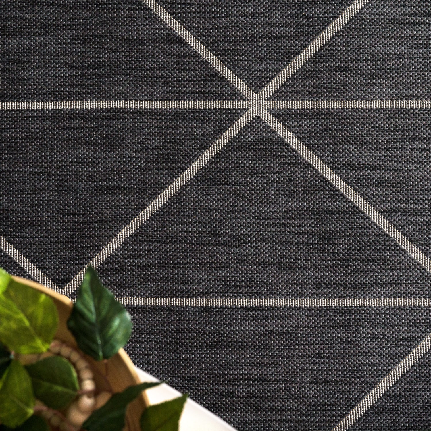 In- & Outdoor-Teppich Modena Anthrazit