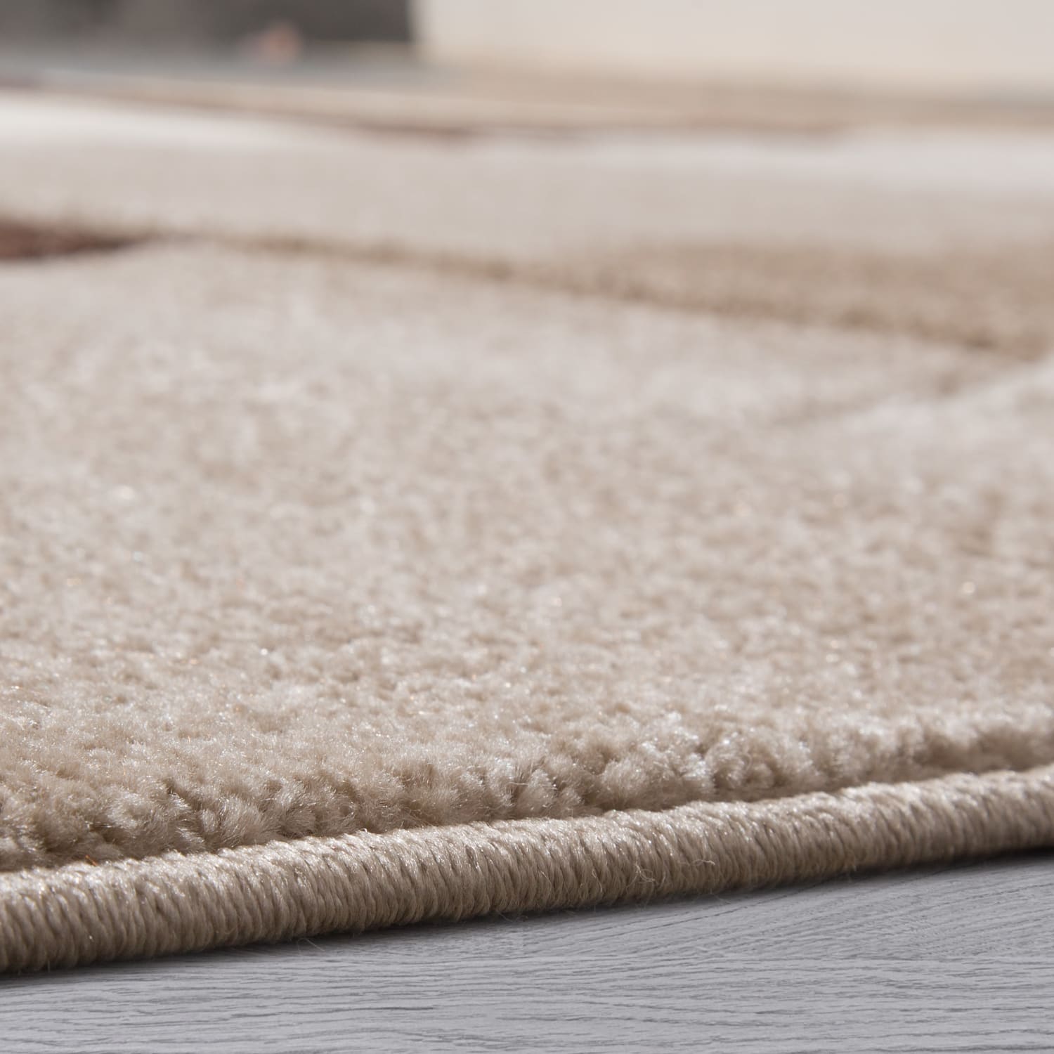 Moderner-Teppich Diamond Braun