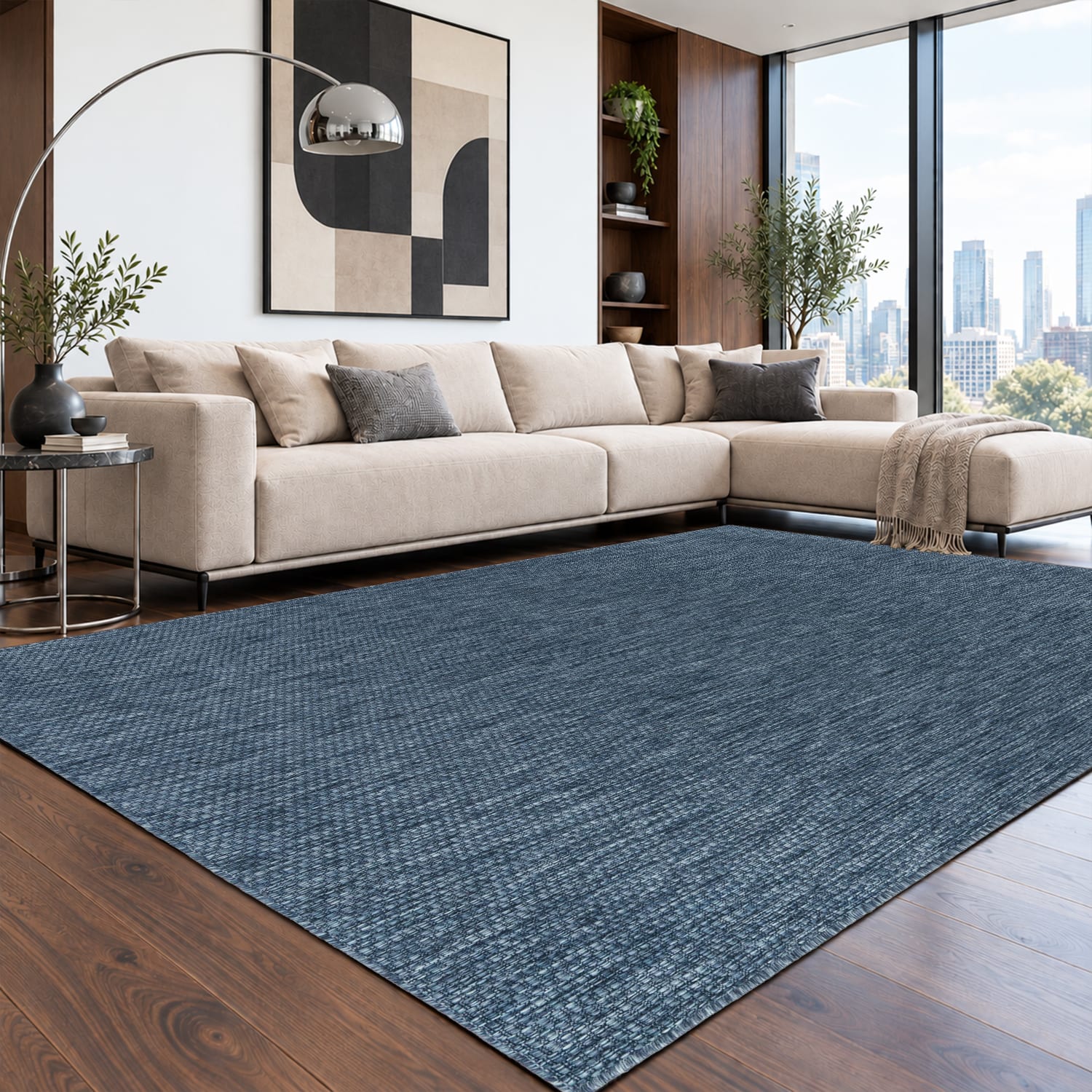 In- & outdoor-teppich Venedig | Blau | 60x100 cm