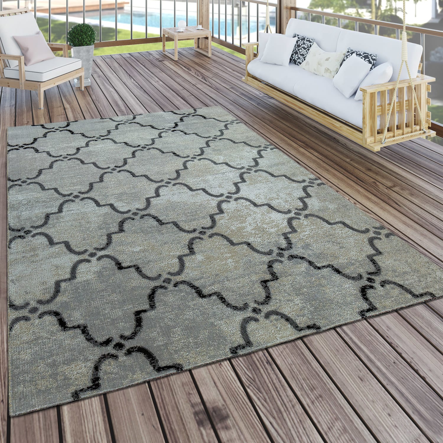 In- & Outdoor-Teppich Artigo Grau