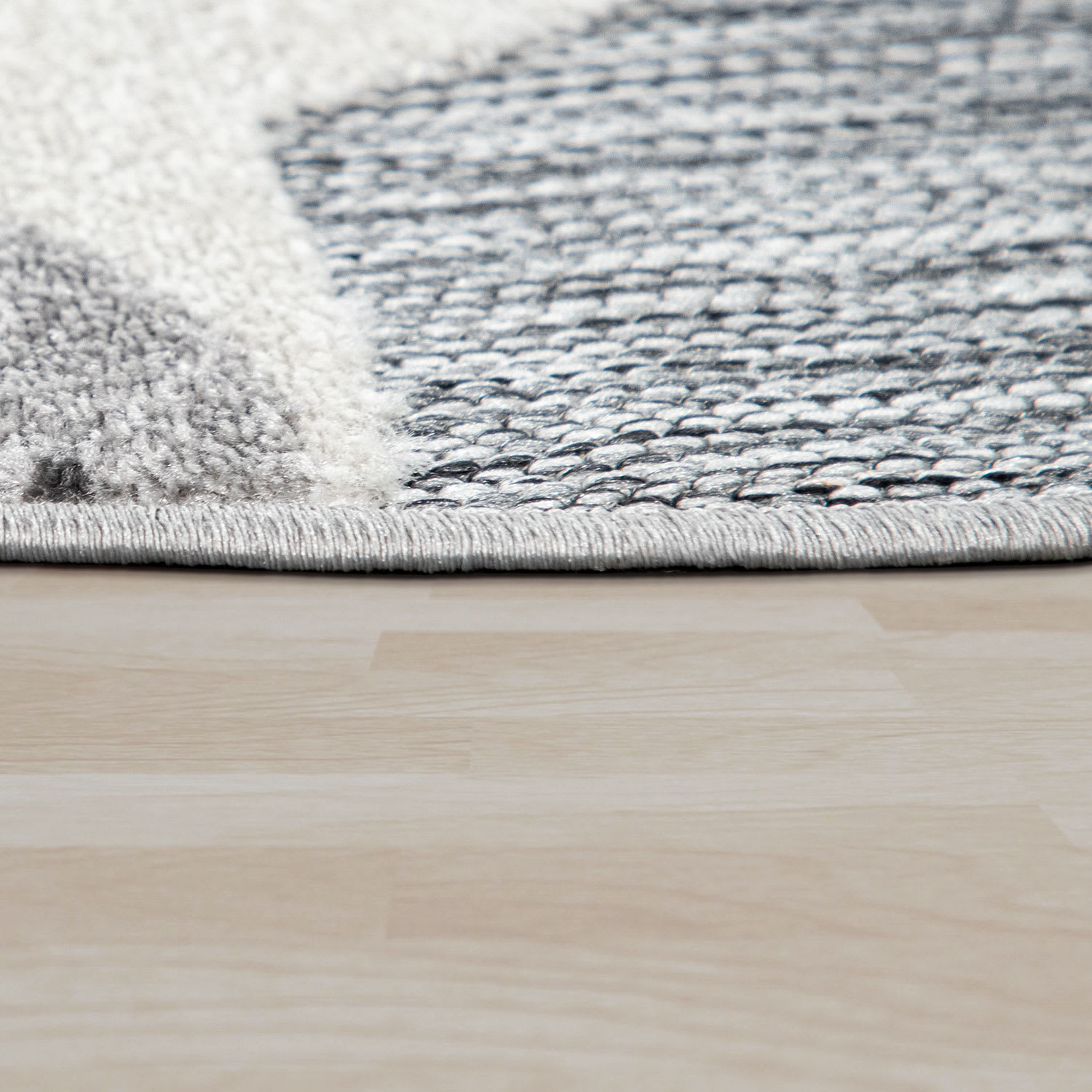 Kinderteppich In- & Outdoor Tweet Grau