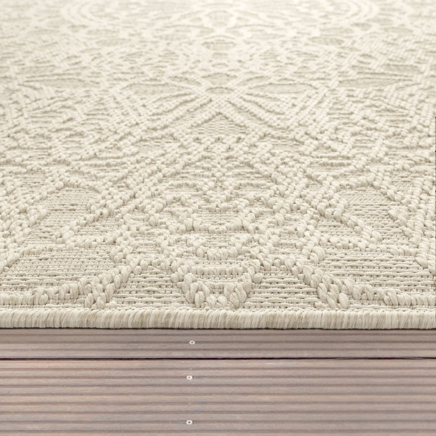 In- & Outdoor-Teppich Rimini Creme