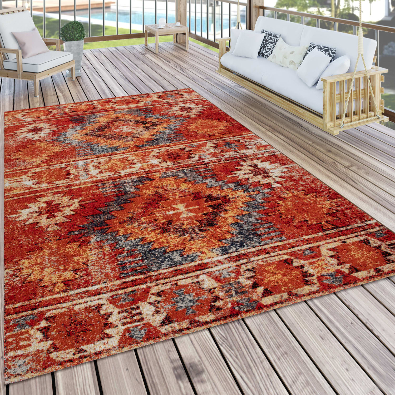 In- & Outdoor-Teppich Artigo Rot