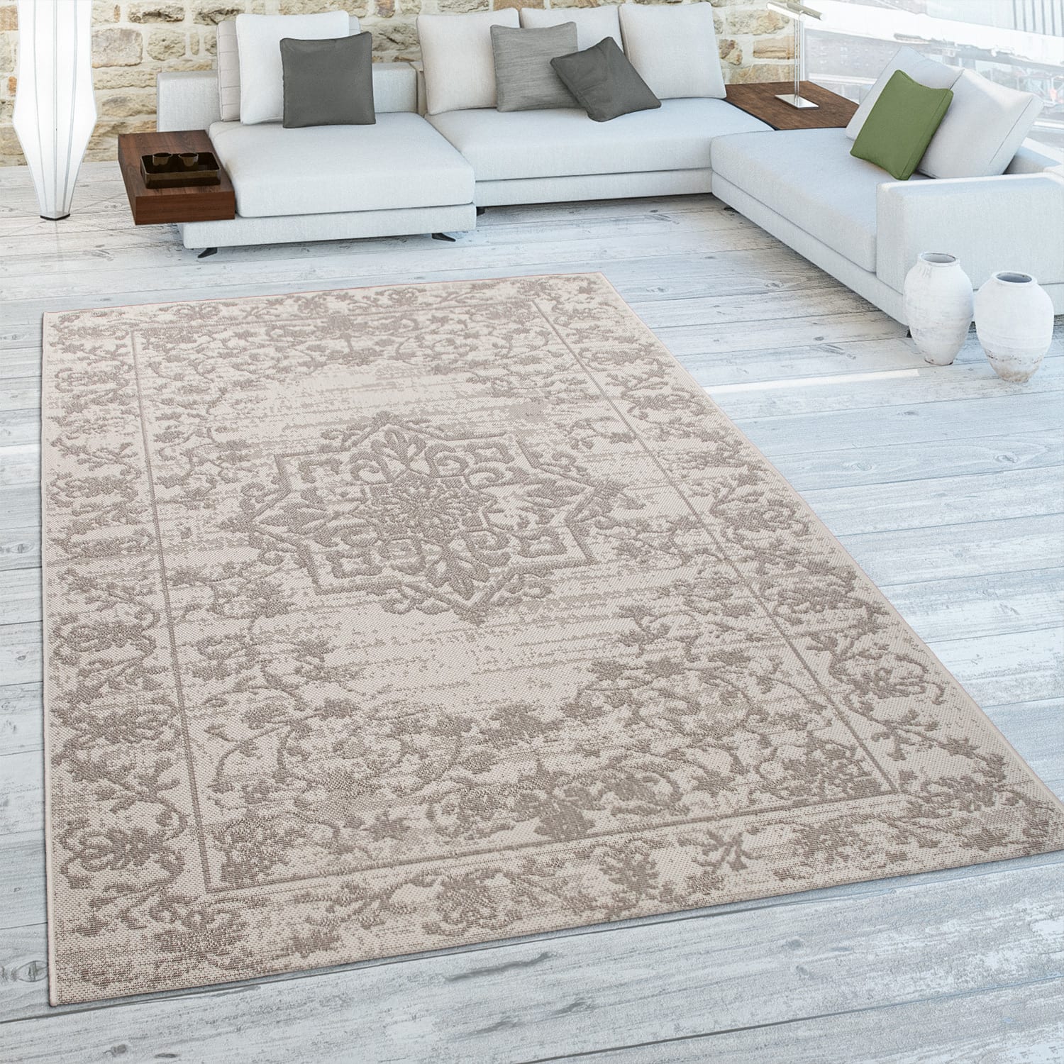 In- & Outdoor-Teppich Ostende Creme