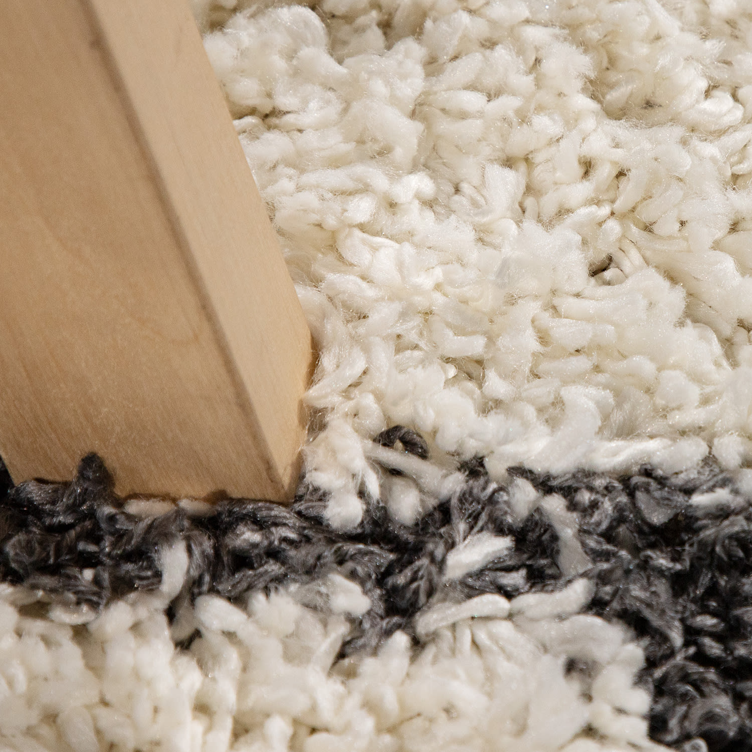 Shaggyteppich Kalmar Creme-Anthrazit
