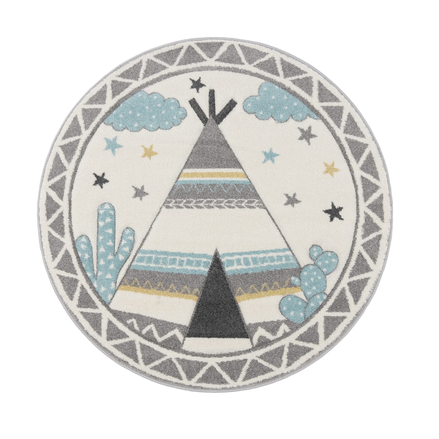 Kinder-Teppich Ela Creme