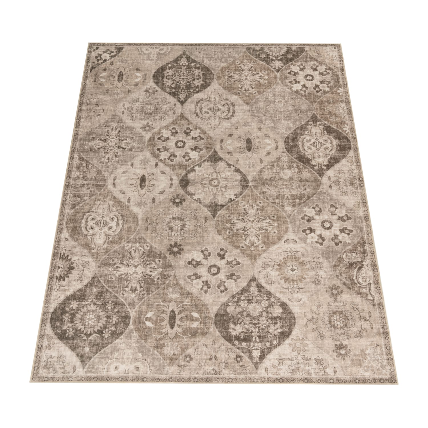 Teppich waschbar Semer Taupe