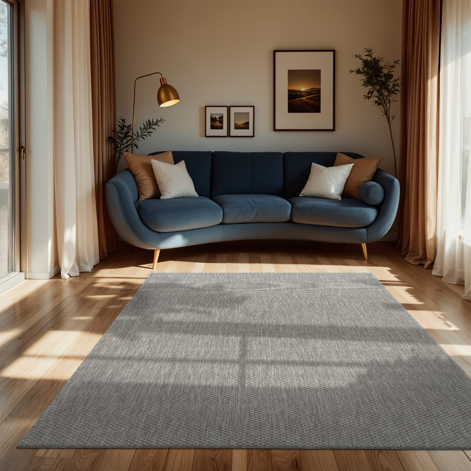 In- & Outdoor-Teppich Venedig Grau