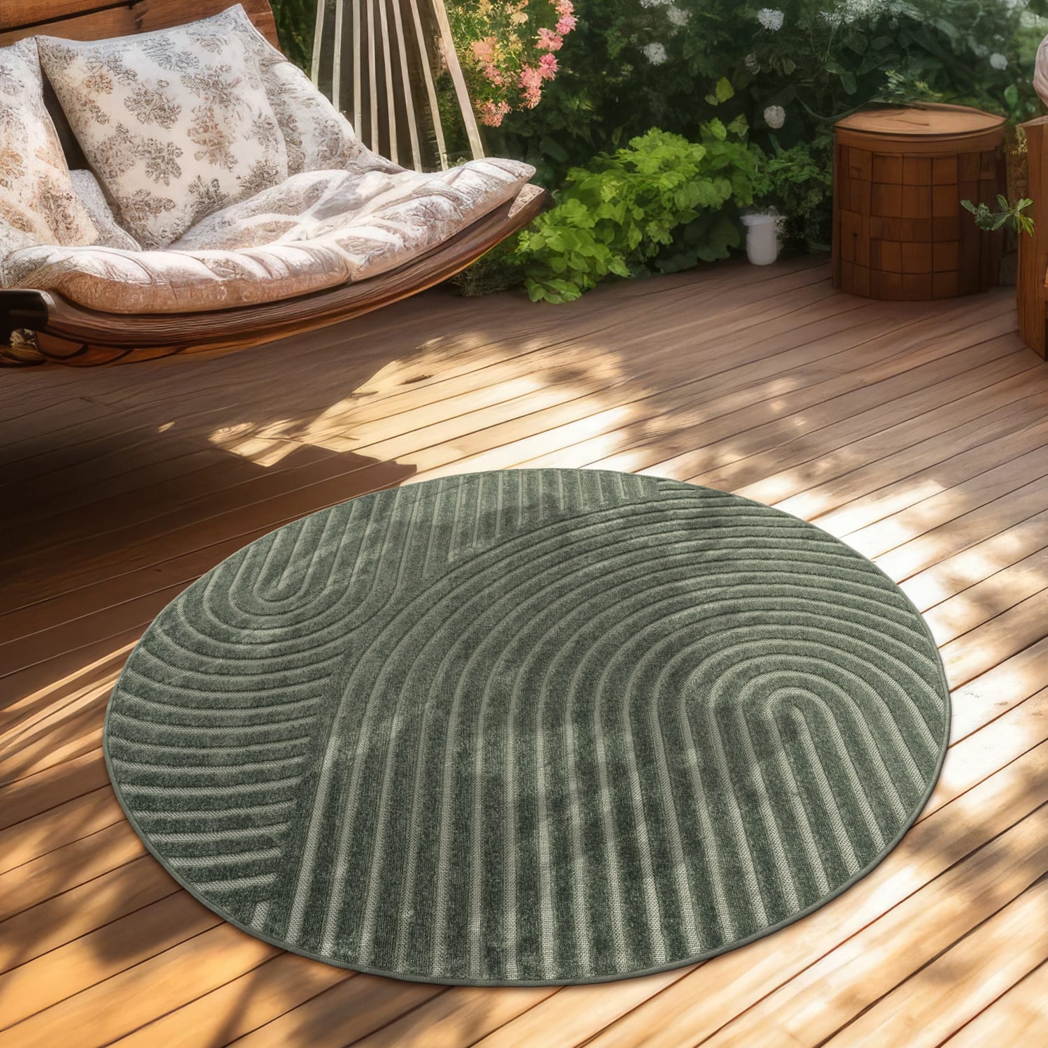 In- & Outdoor-Teppich Cotton Grün