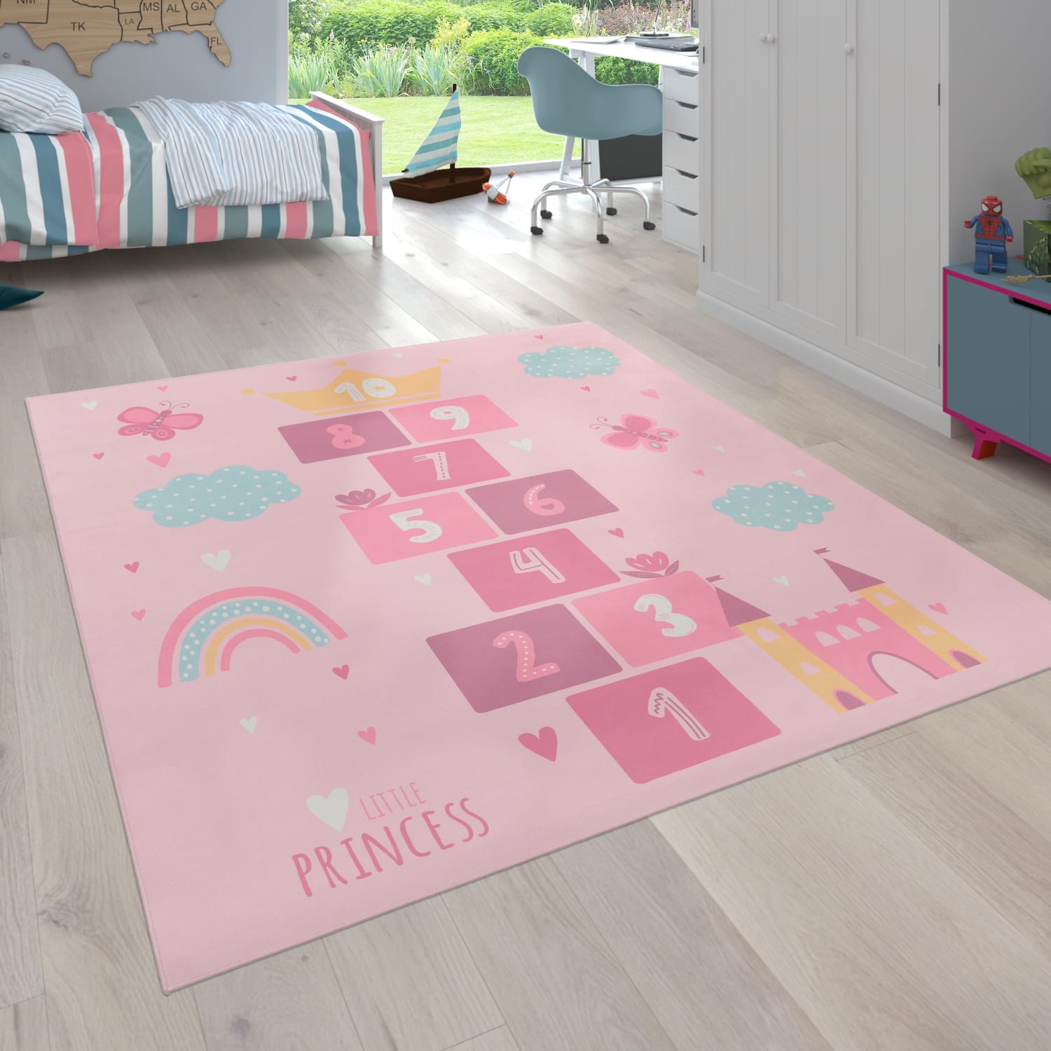 Kinder-Teppich Bino Pink