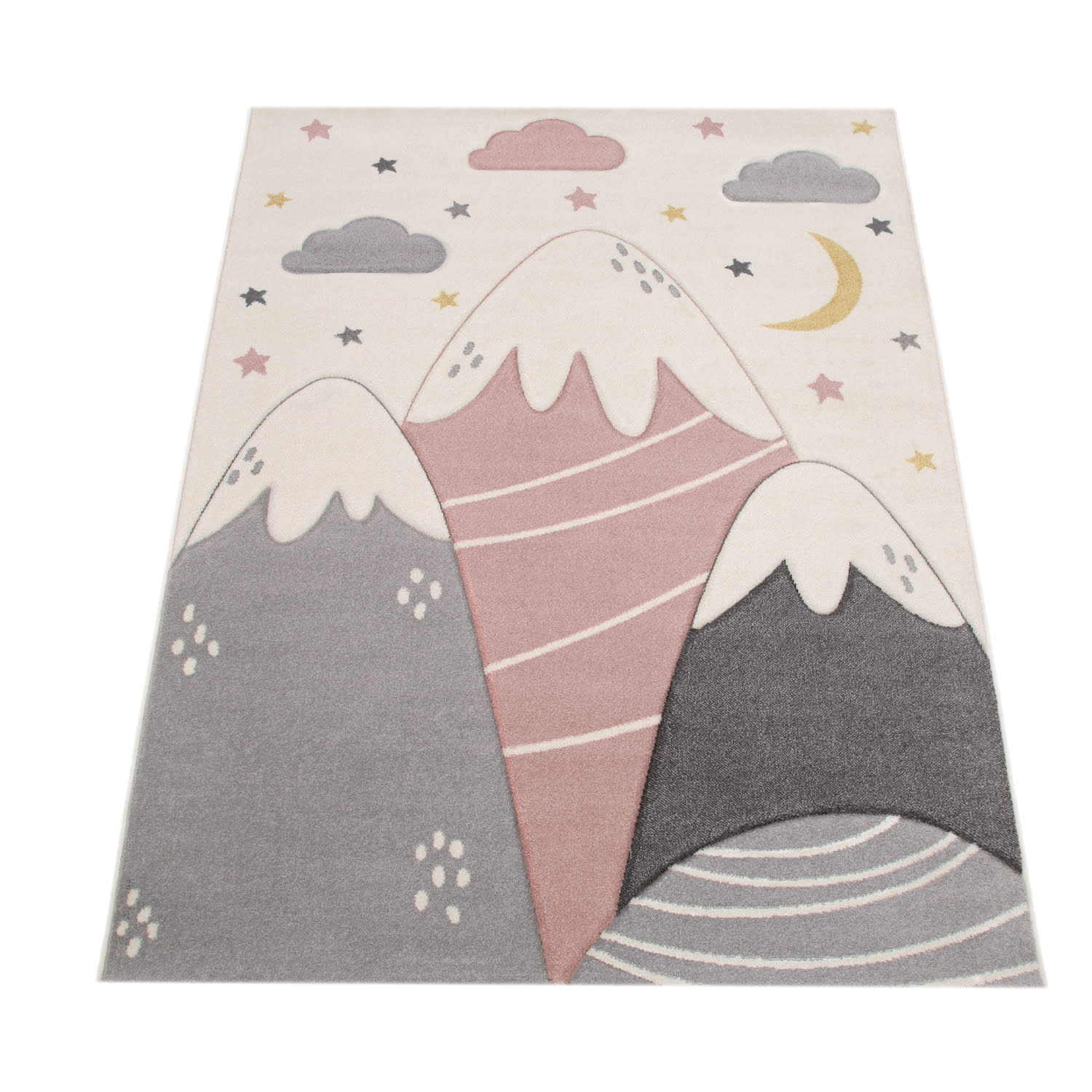 Kinder-Teppich Cosmo Pink