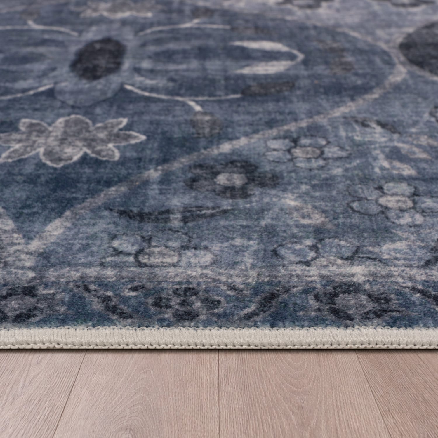Teppich waschbar Semer Blau