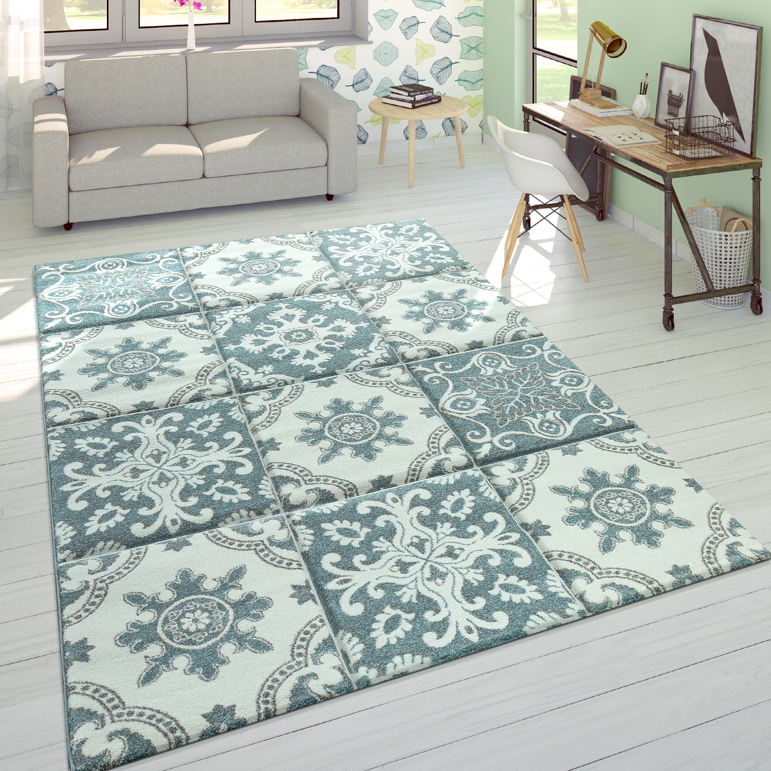 Teppich Lara Türkis