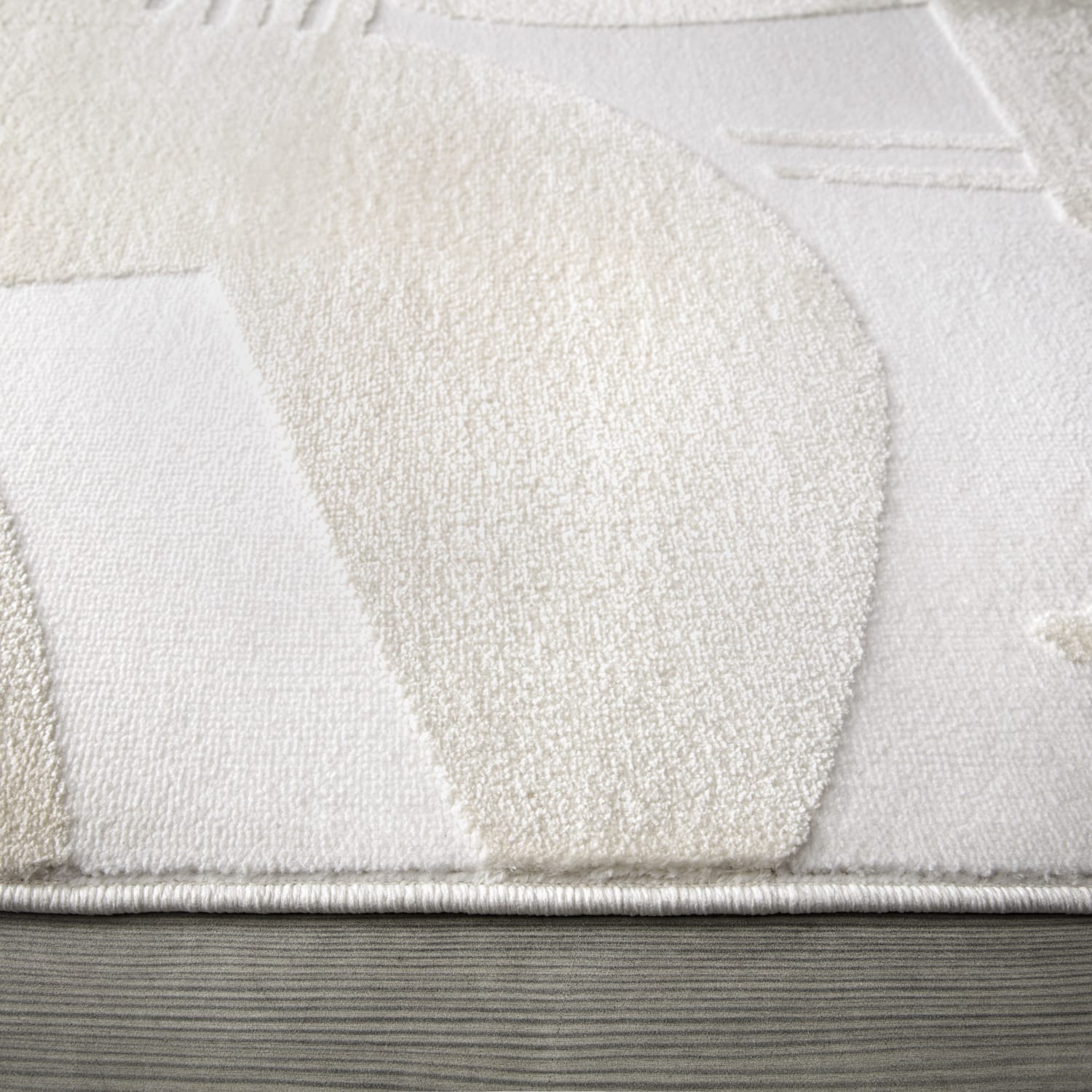 Moderner-Teppich Luzern Creme