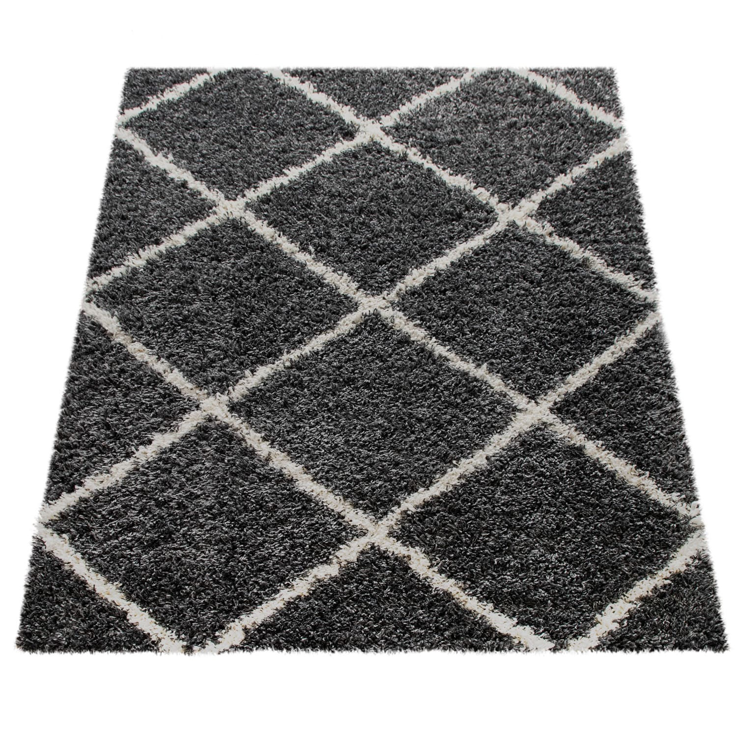 Shaggyteppich Kalmar Anthrazit