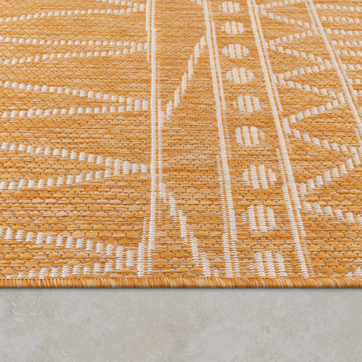 In- & Outdoor-Teppich Illusion Gelb