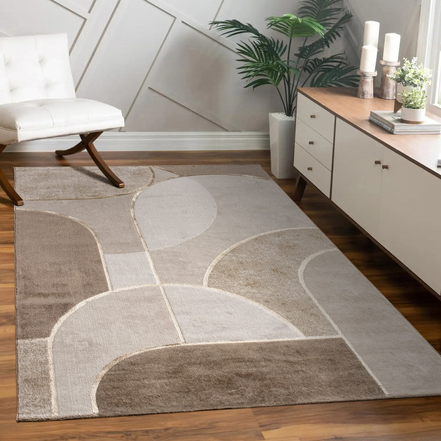 Teppich Tuana | Beige | 160x230 cm