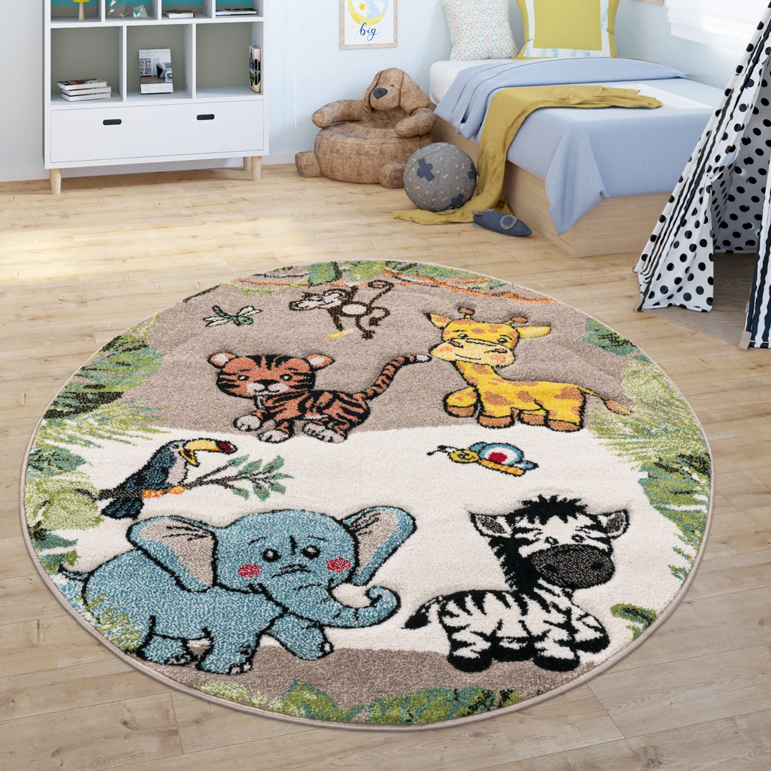 Moderner-Teppich Diamond Beige