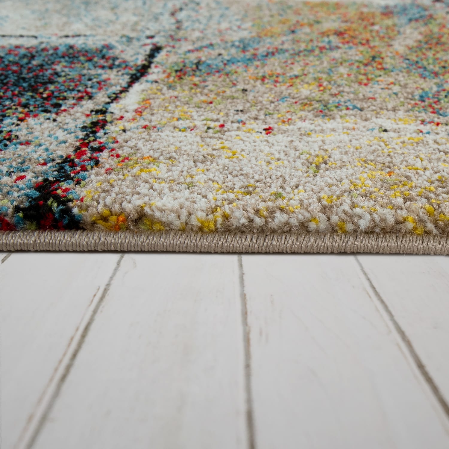 Teppich Saphir Mehrfarbig