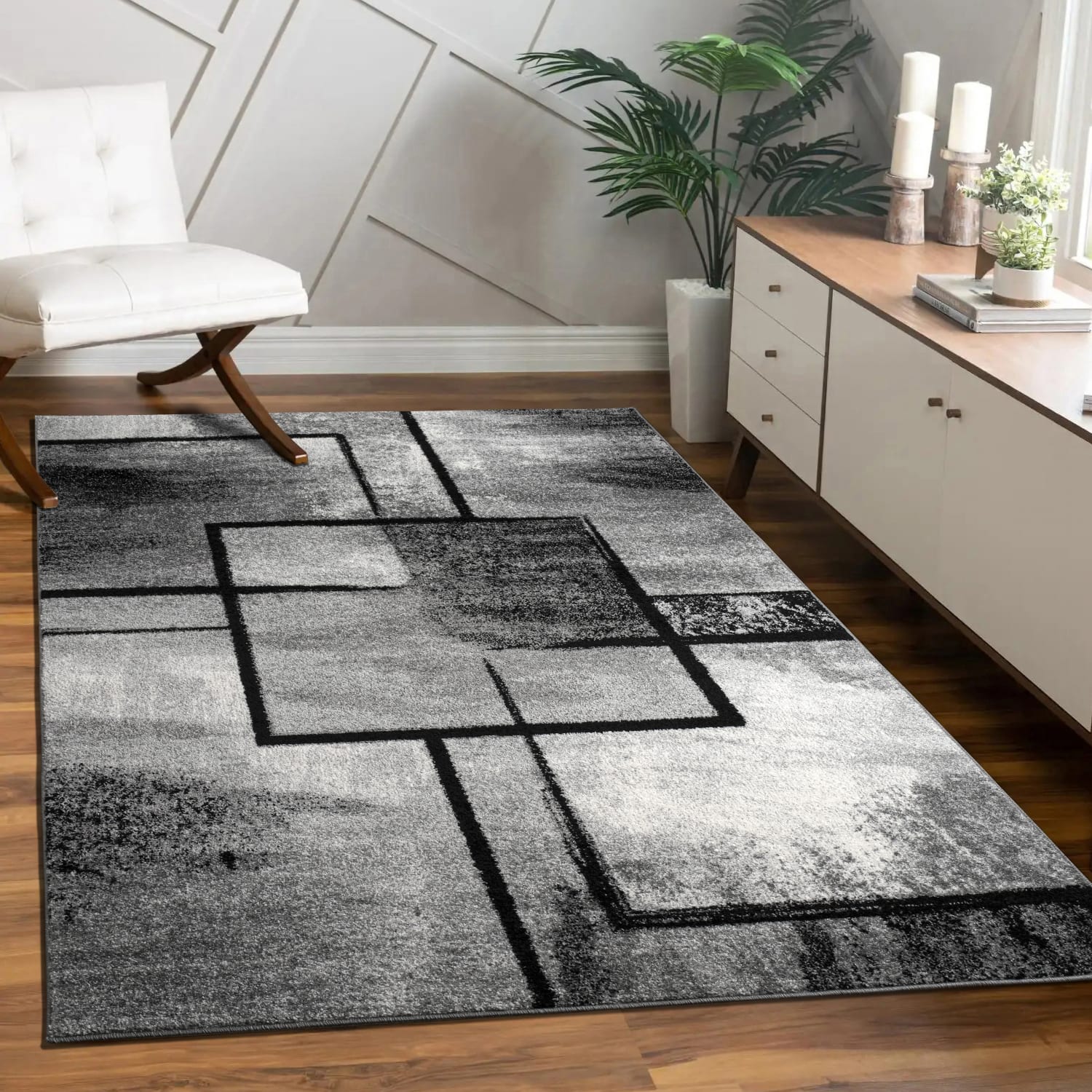 Teppich Mondial | Grau | 160x230 cm