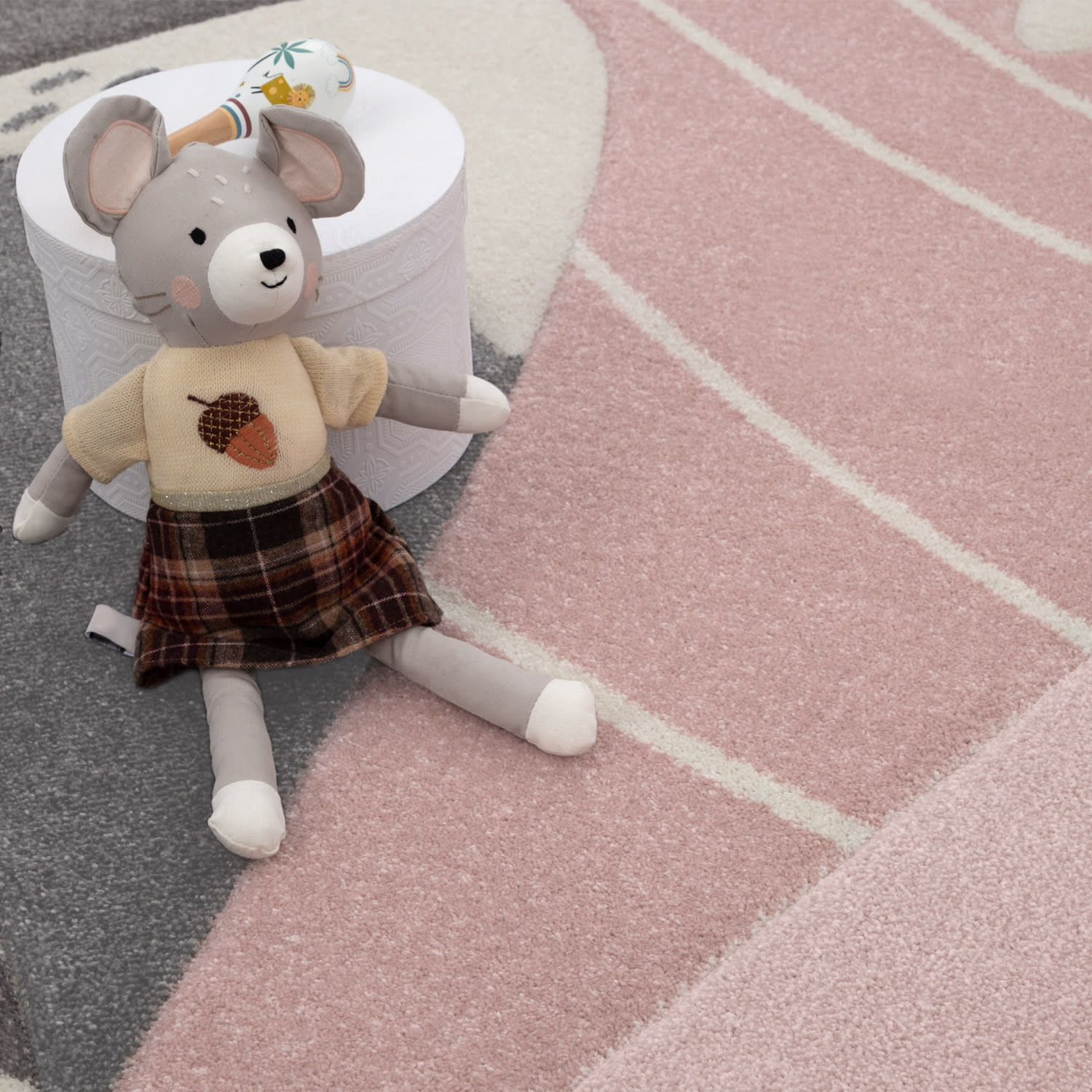 Kinder-Teppich Cosmo Grau