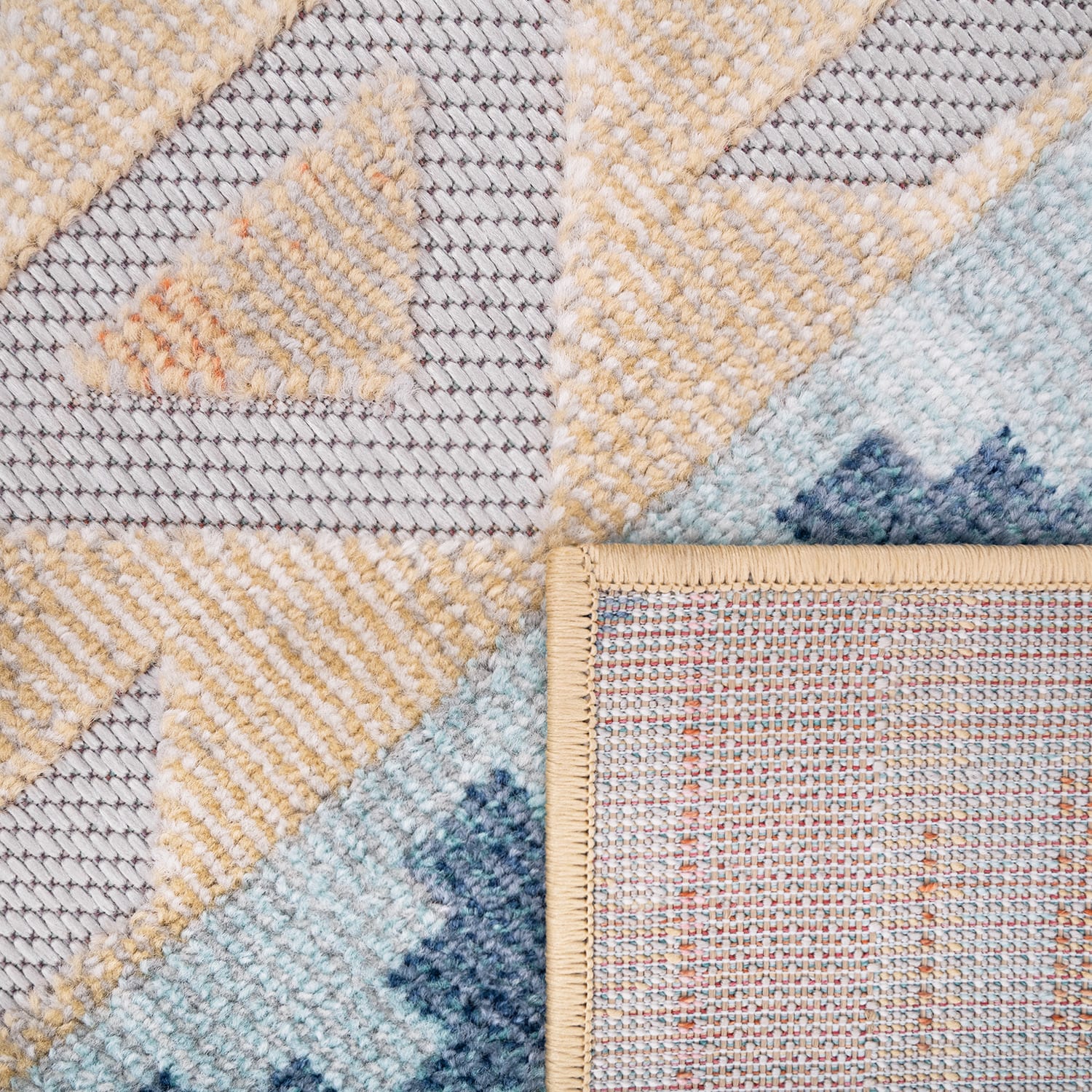 In- & Outdoor-Teppich Fusion Mehrfarbig