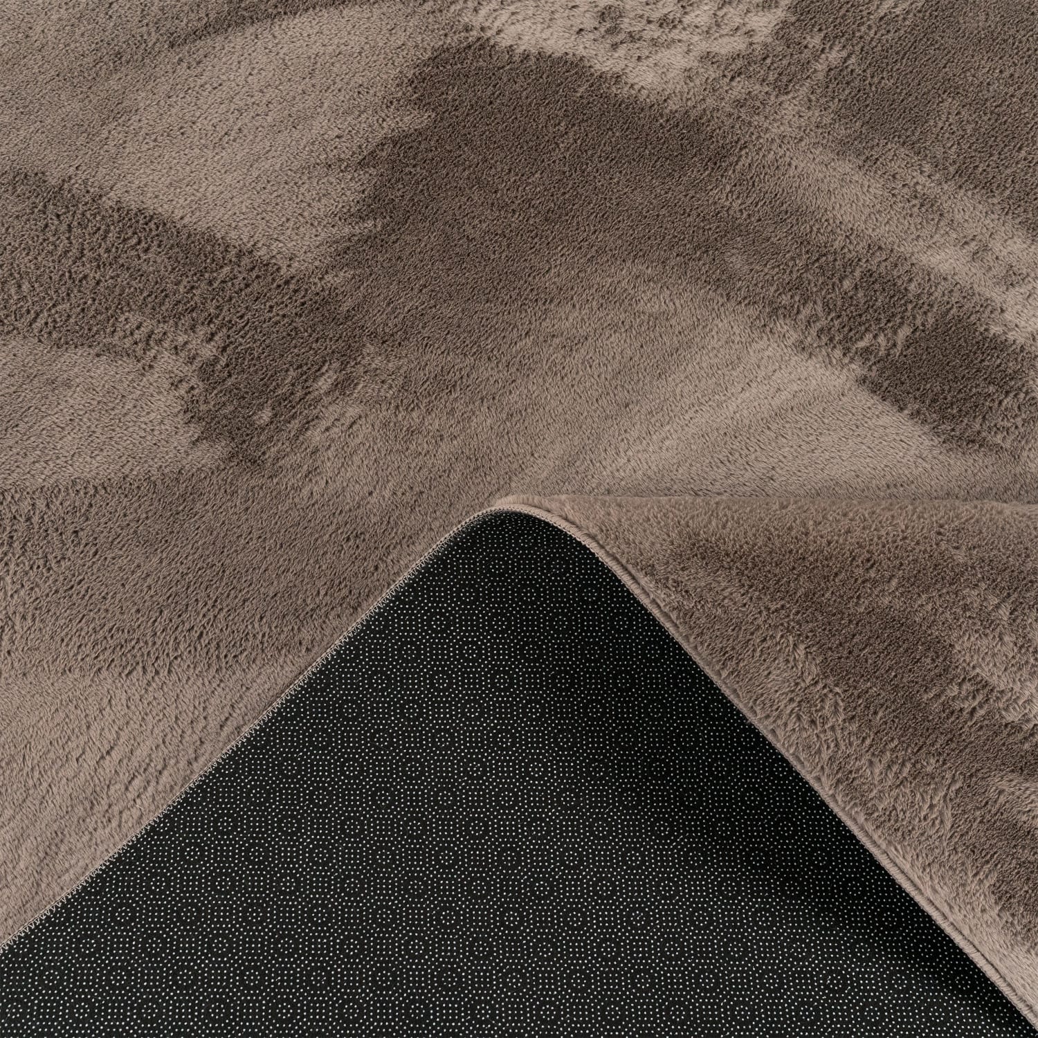 Flauschteppich Soft Taupe