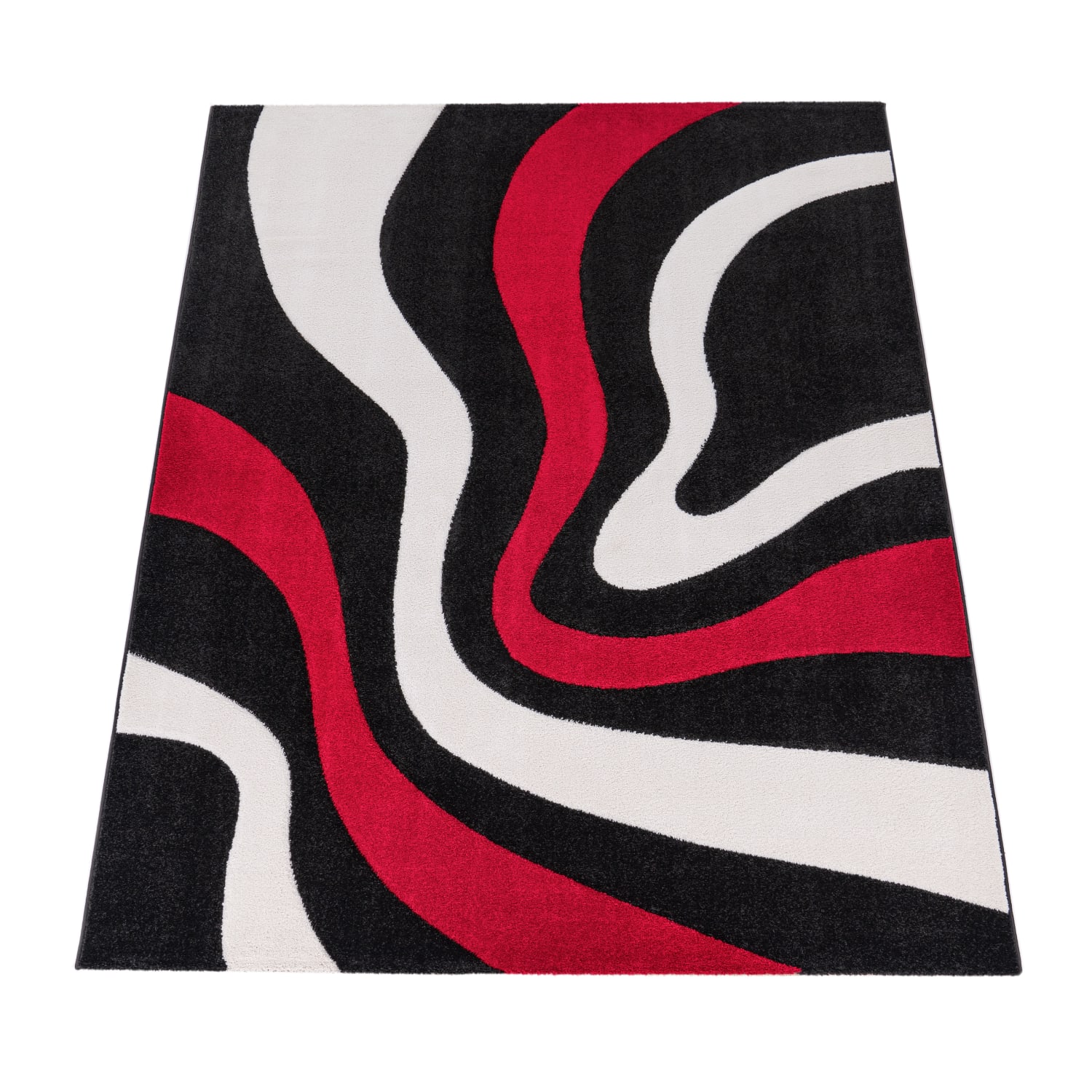 Moderner-Teppich Diamond Rot