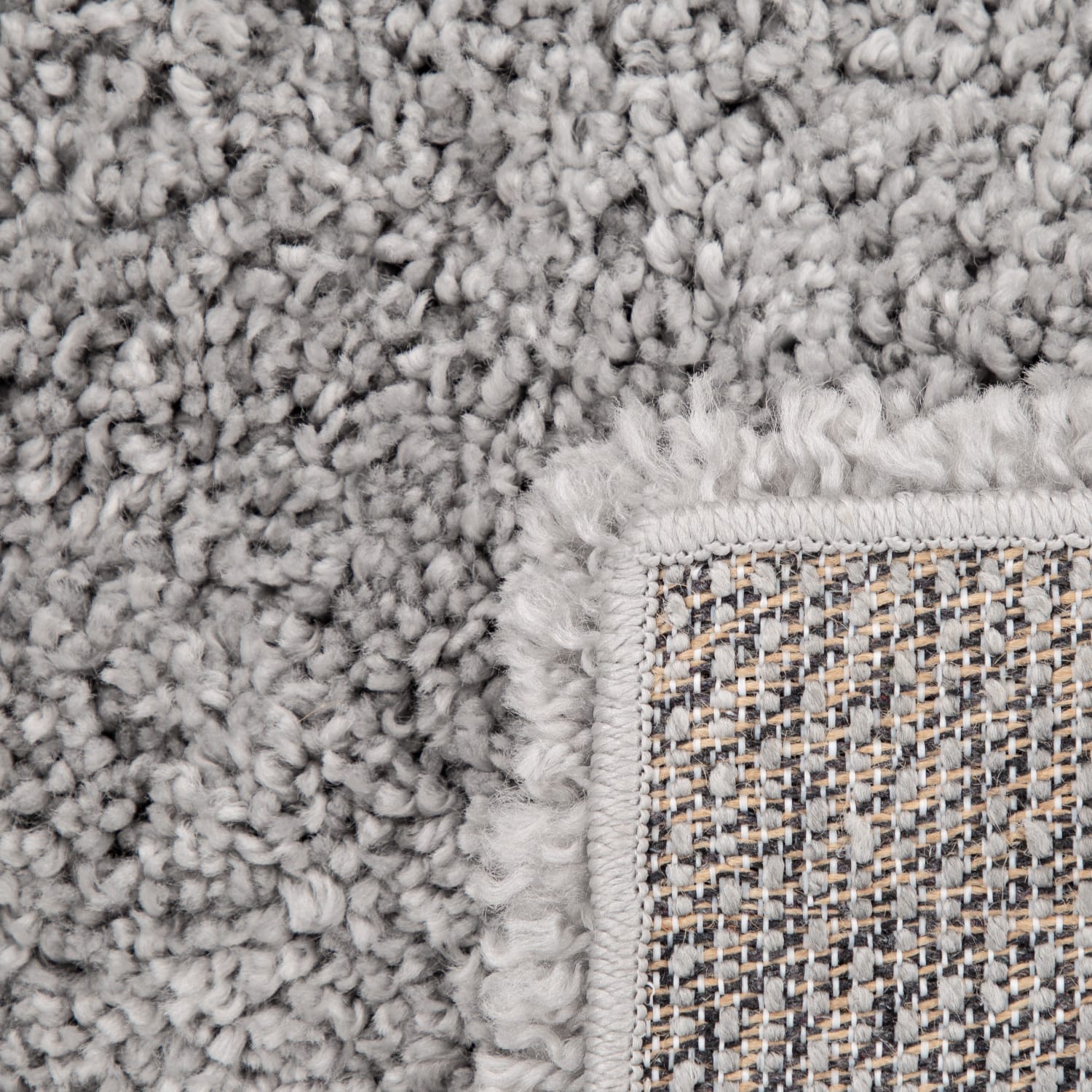 Hochflorteppich Arezzo Grau