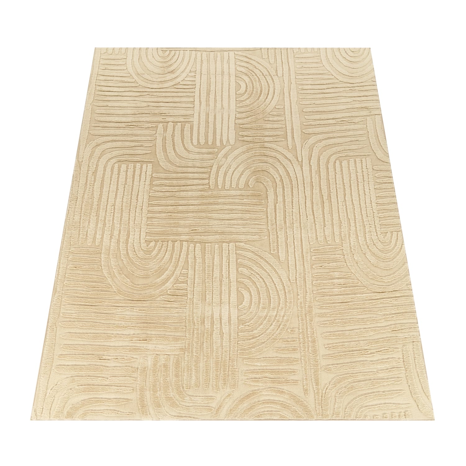 Fell-Teppich Lelystad Beige