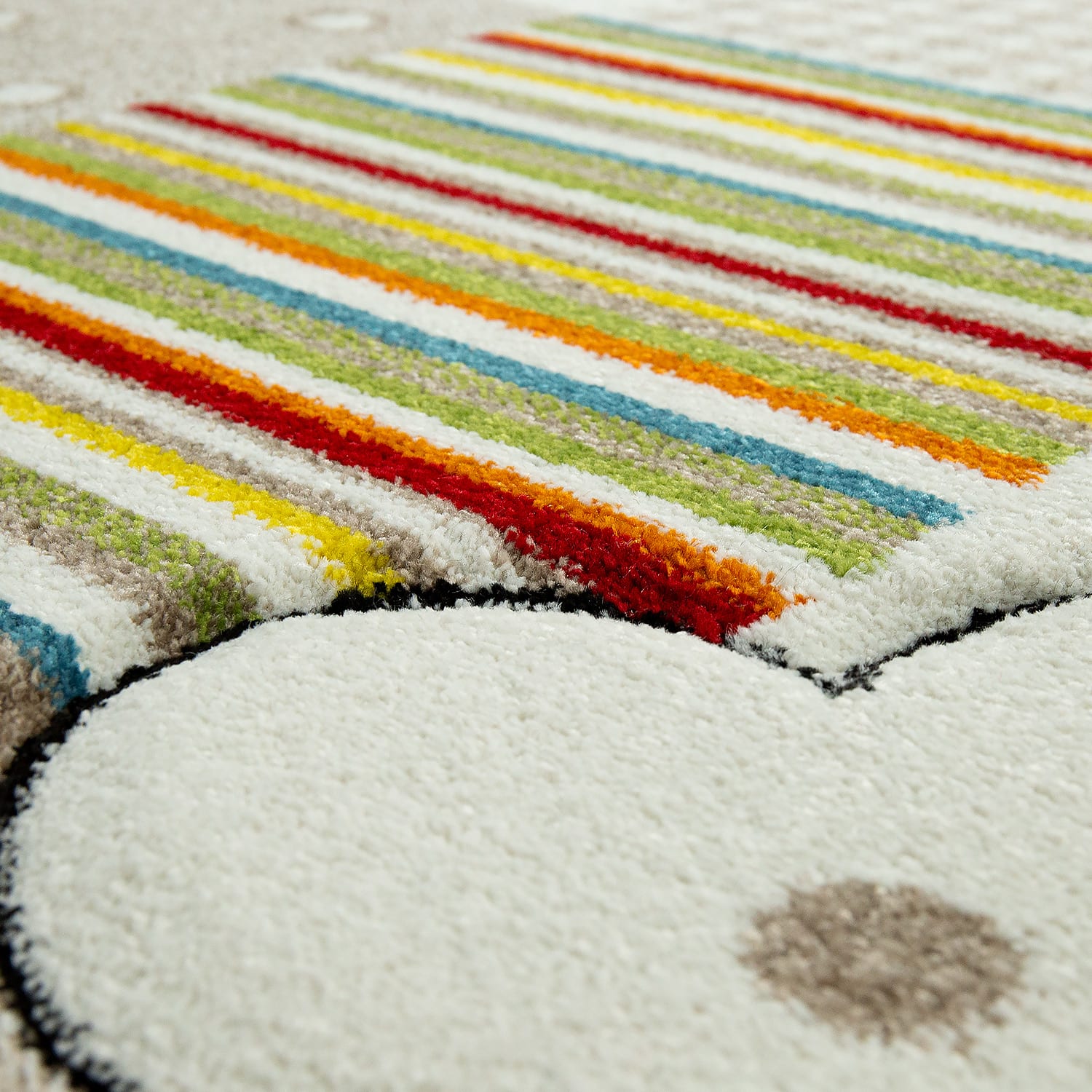 Moderner-Teppich Diamond Beige