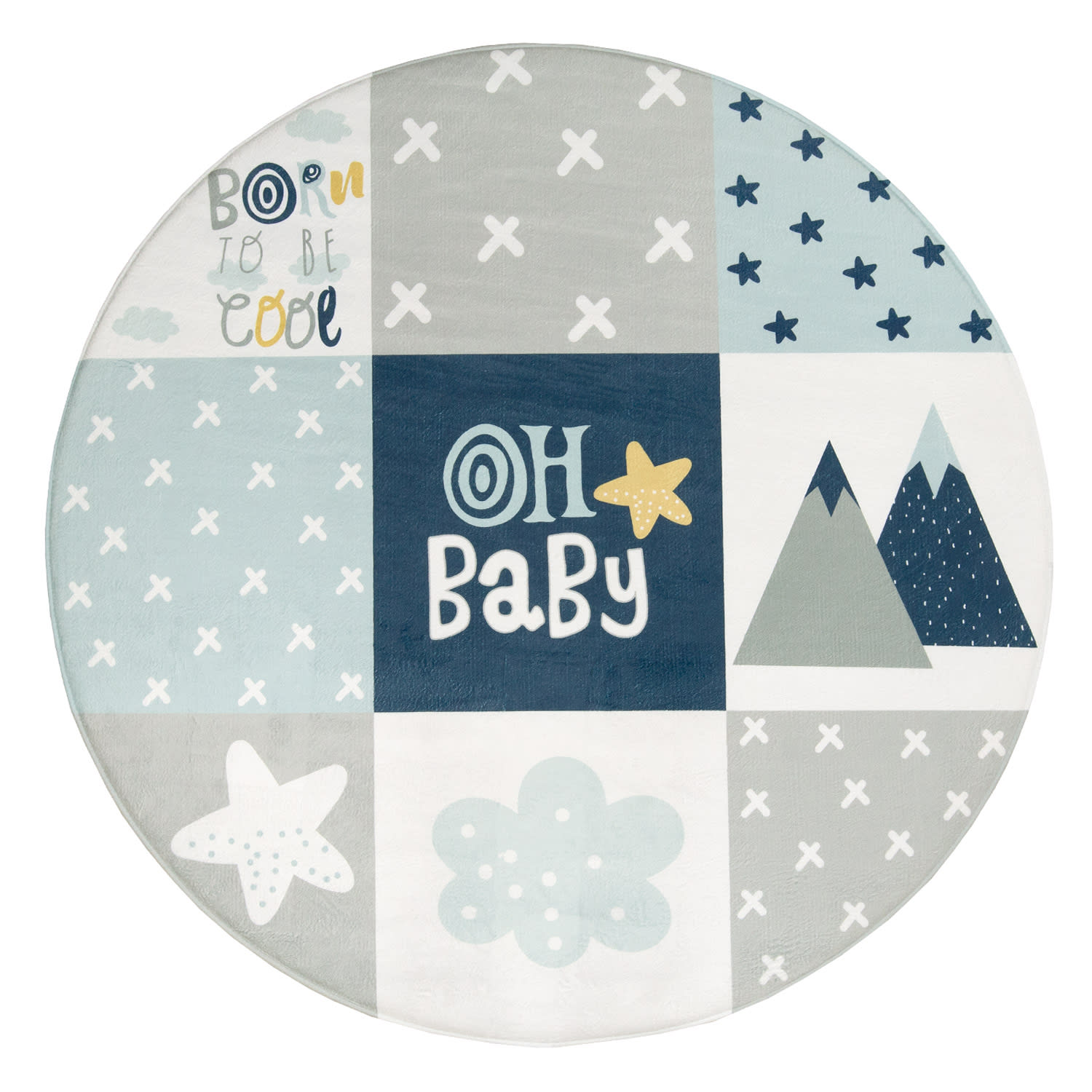 Kinderteppich waschbar Chicos Blau